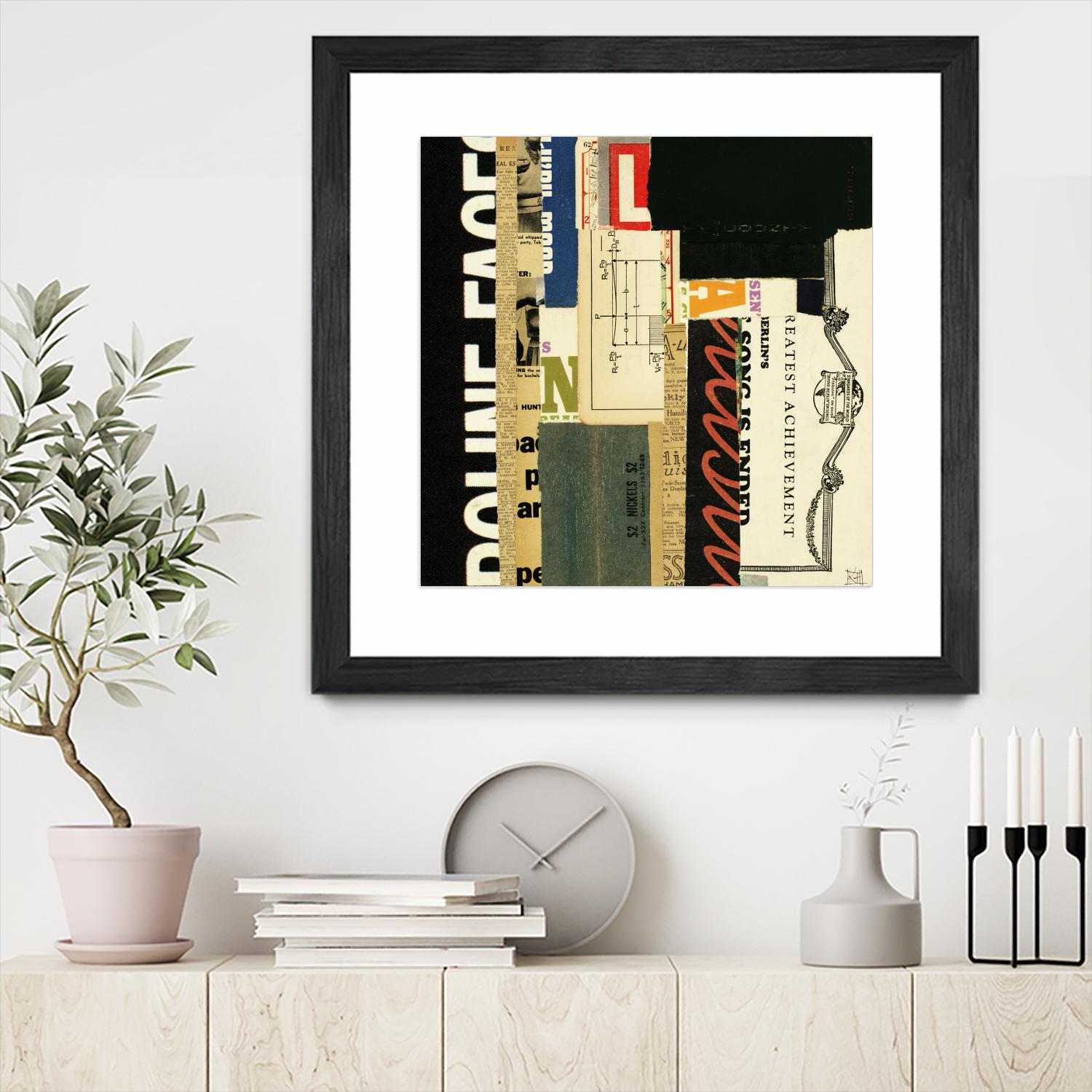 Emerge V by Kelsey Hochstatter on GIANT ART - black contemporary