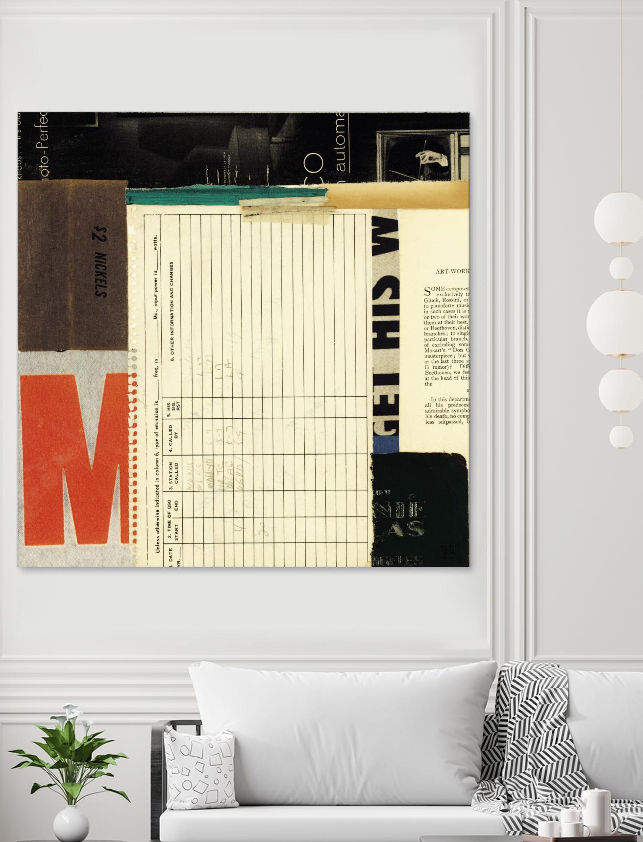 Emerge VI by Kelsey Hochstatter on GIANT ART - orange contemporary