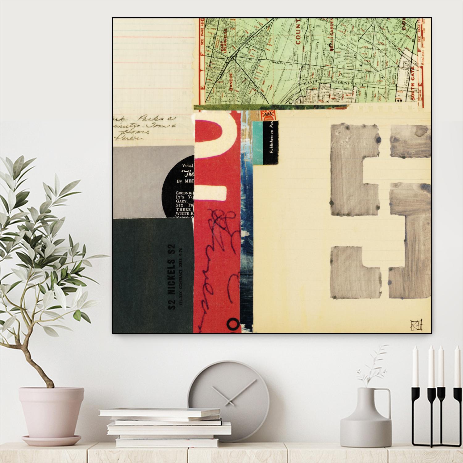 Emerge IX by Kelsey Hochstatter on GIANT ART - red contemporary