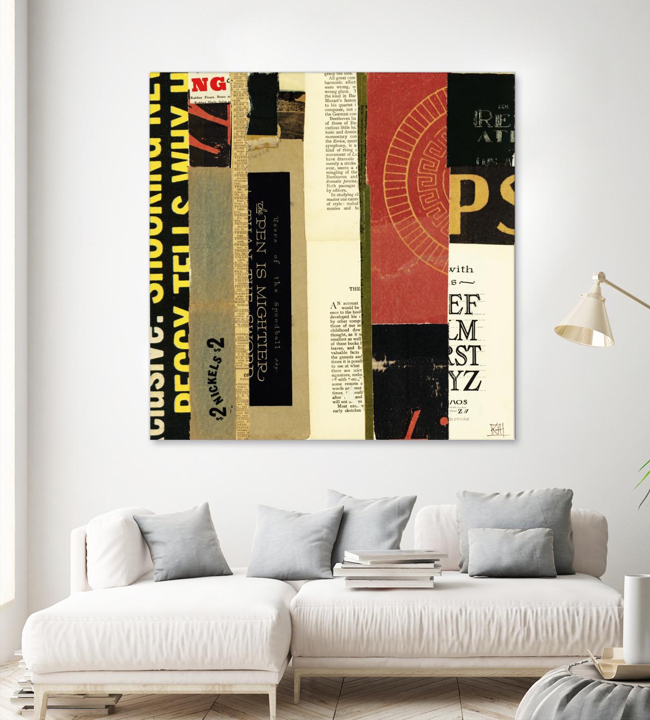 Emerge XV by Kelsey Hochstatter on GIANT ART - red contemporary