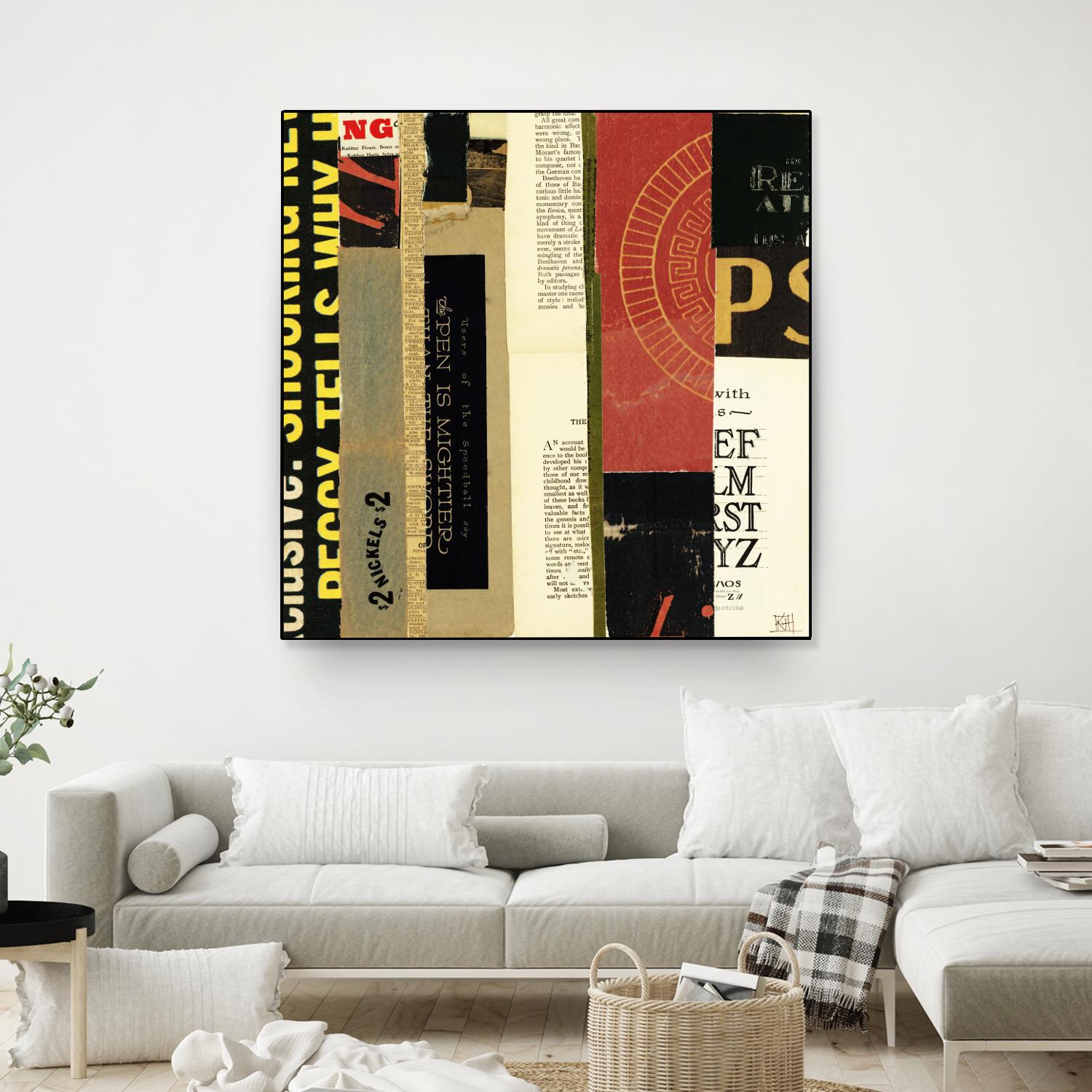 Emerge XV by Kelsey Hochstatter on GIANT ART - red contemporary