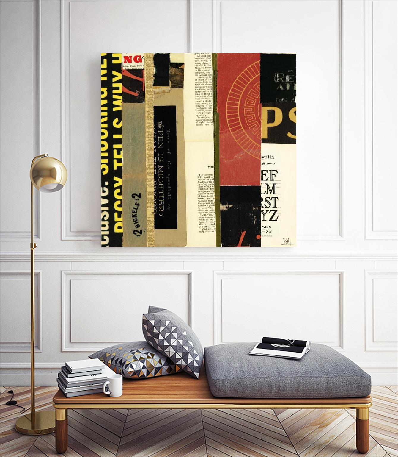 Emerge XV by Kelsey Hochstatter on GIANT ART - red contemporary