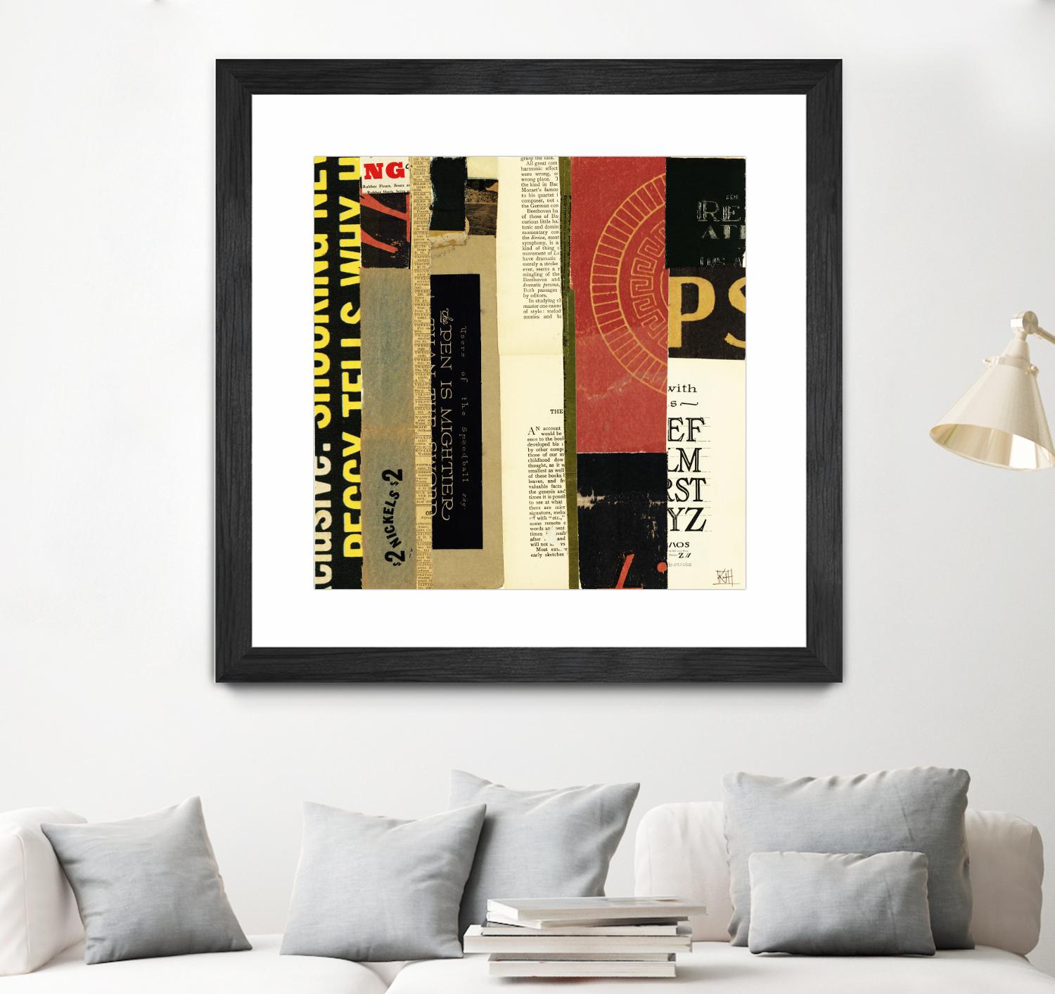 Emerge XV by Kelsey Hochstatter on GIANT ART - red contemporary