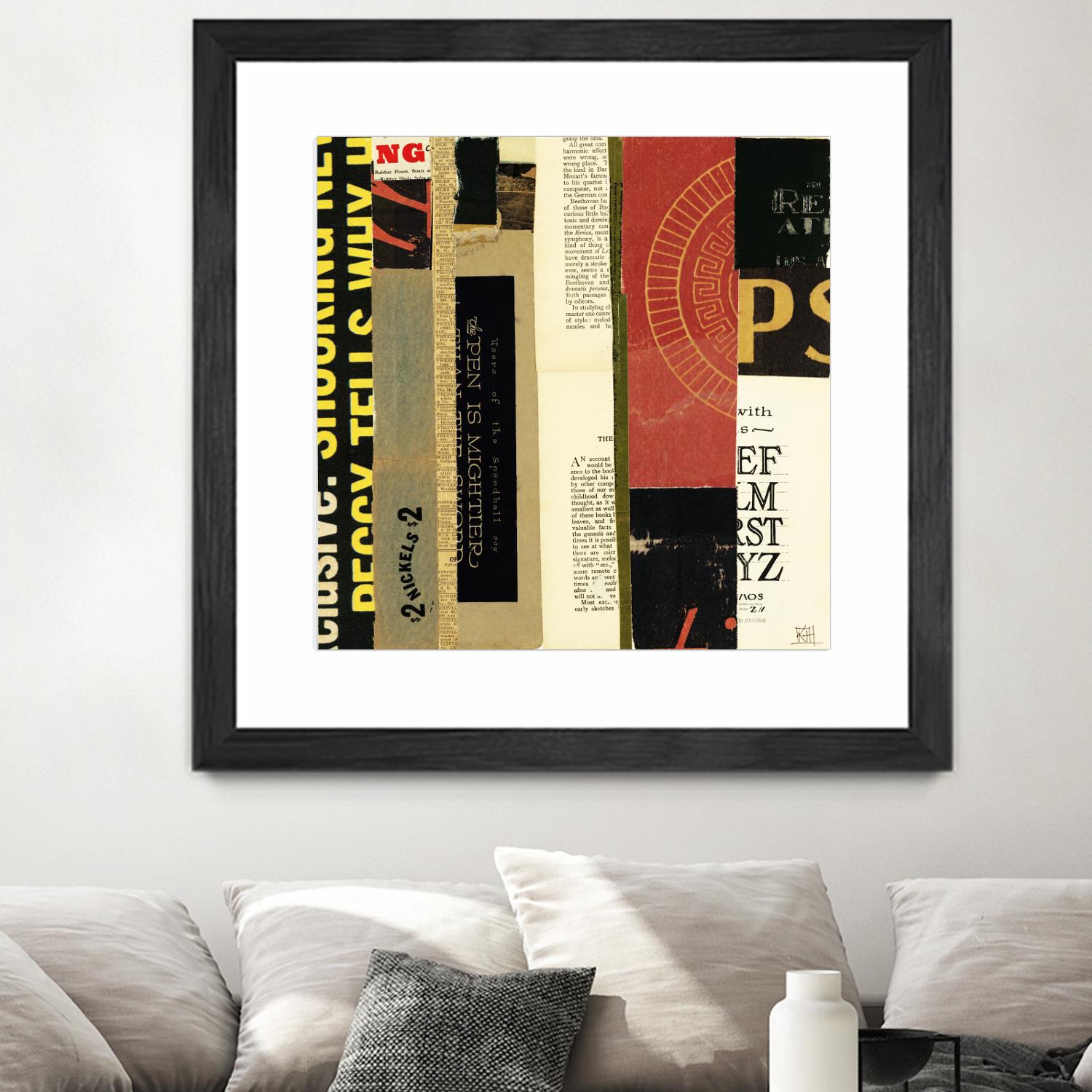 Emerge XV by Kelsey Hochstatter on GIANT ART - red contemporary