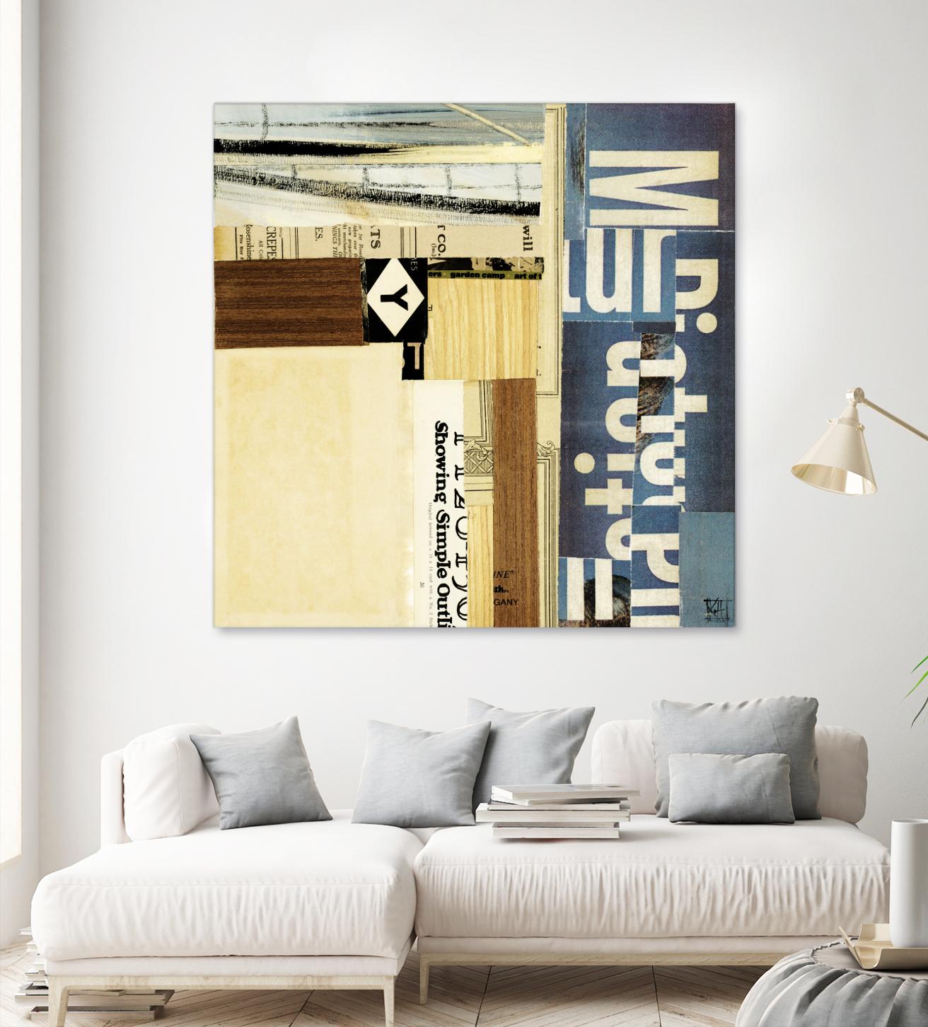 Emerge XVII by Kelsey Hochstatter on GIANT ART - beige contemporary