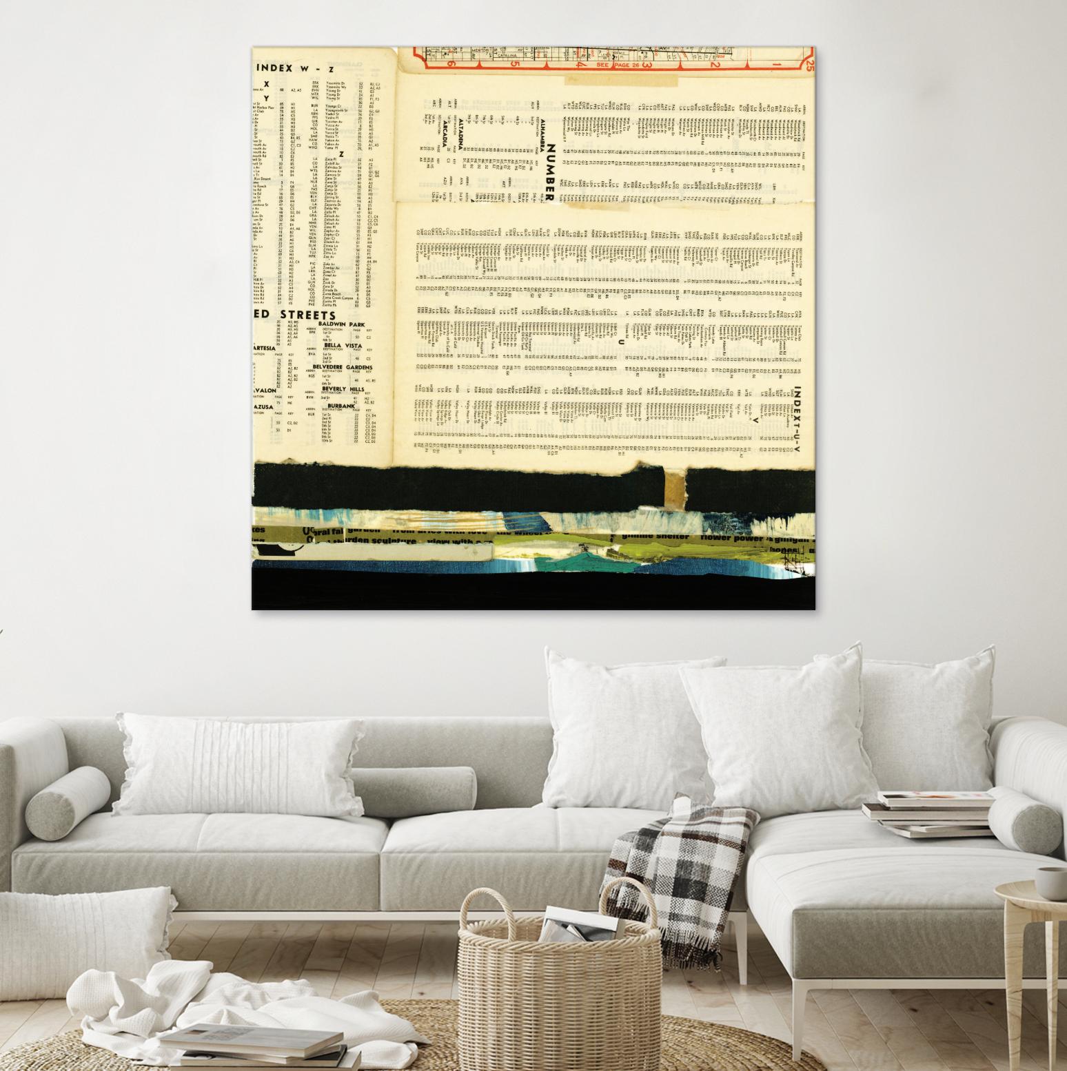 Ephemera Scape III by Kelsey Hochstatter on GIANT ART - black contemporary