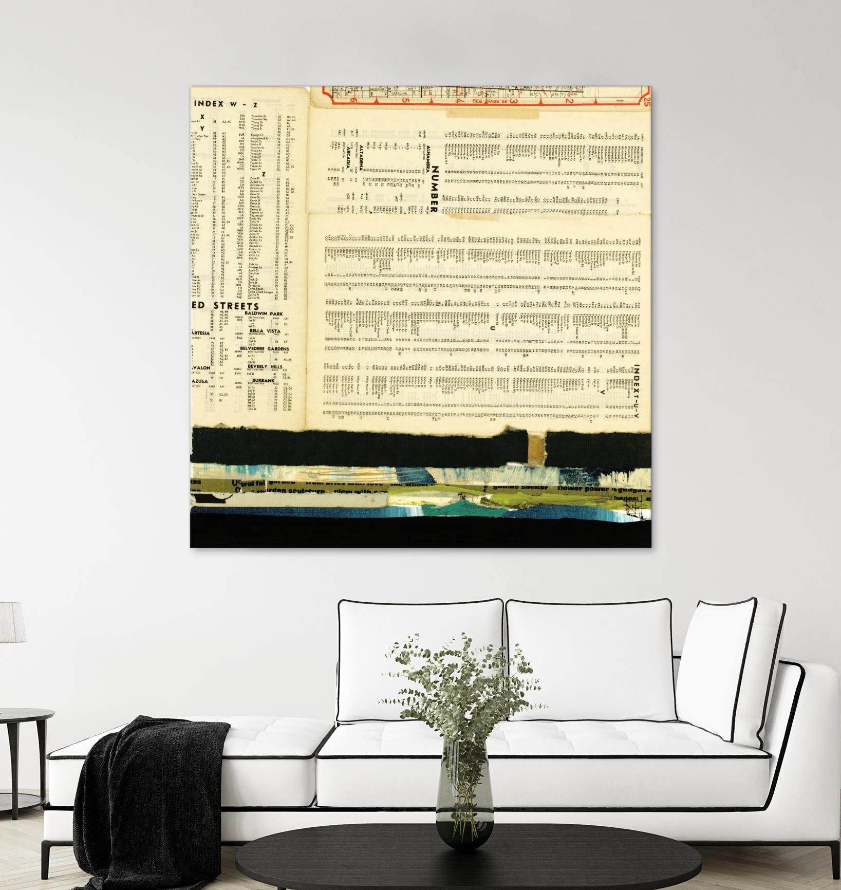 Ephemera Scape III by Kelsey Hochstatter on GIANT ART - black contemporary