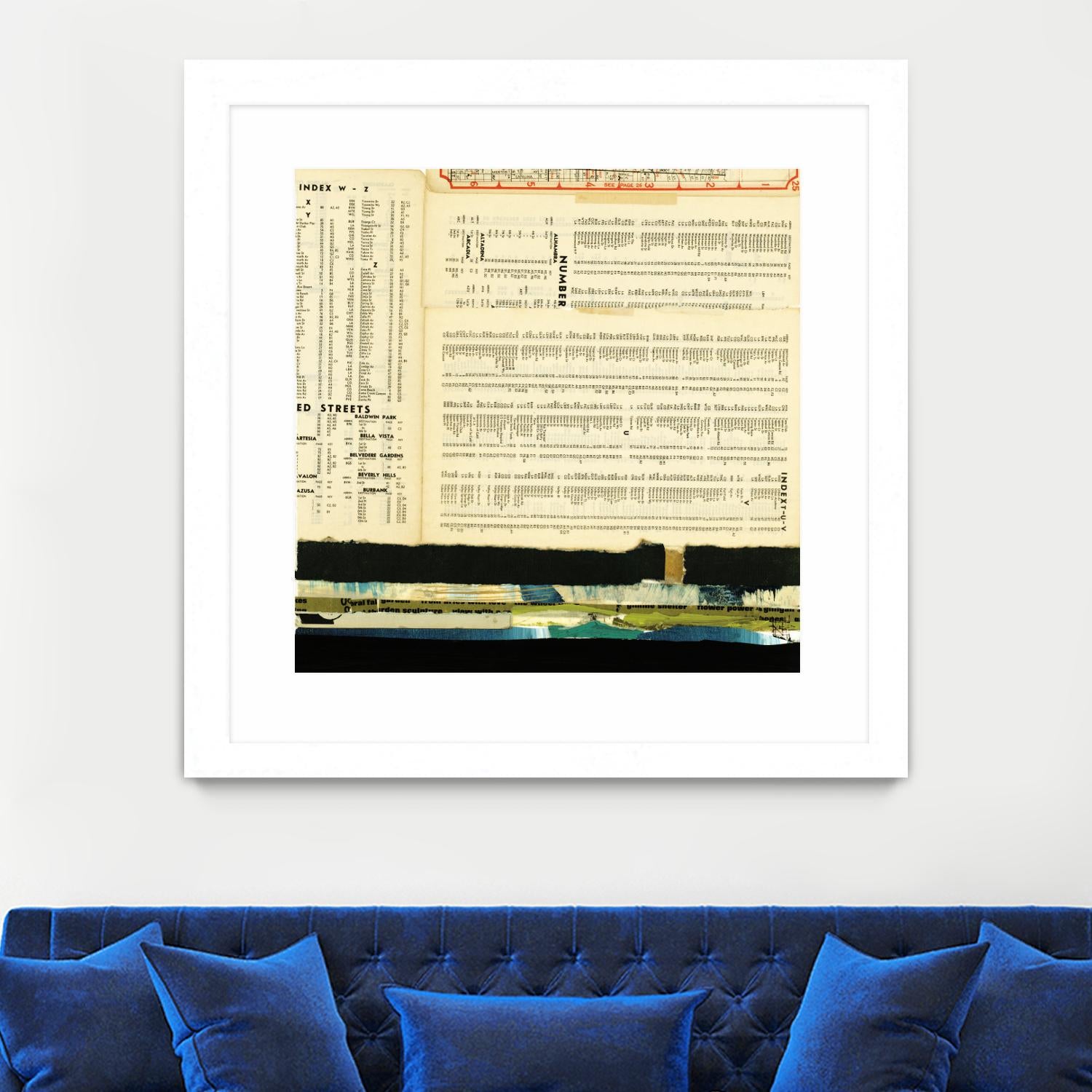 Ephemera Scape III by Kelsey Hochstatter on GIANT ART - black contemporary