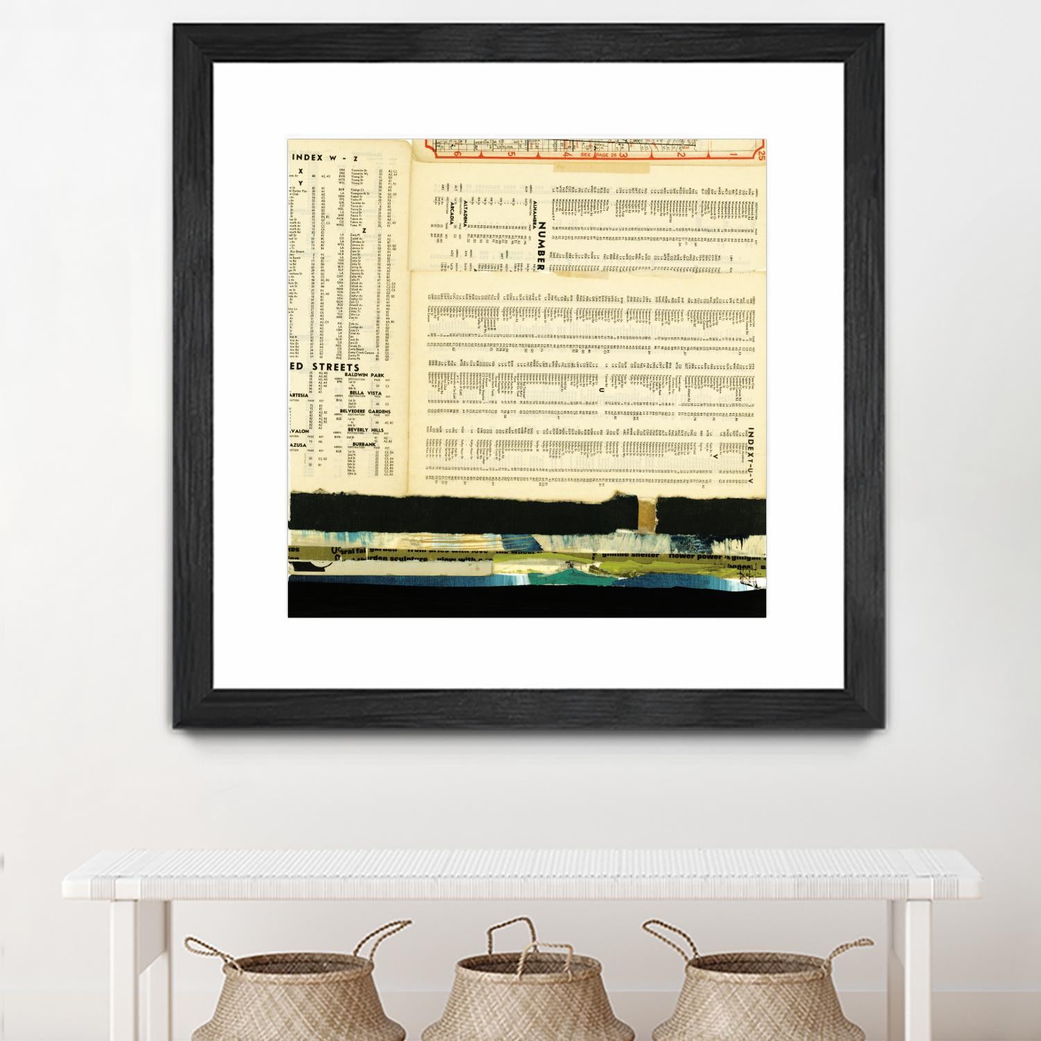 Ephemera Scape III by Kelsey Hochstatter on GIANT ART - black contemporary