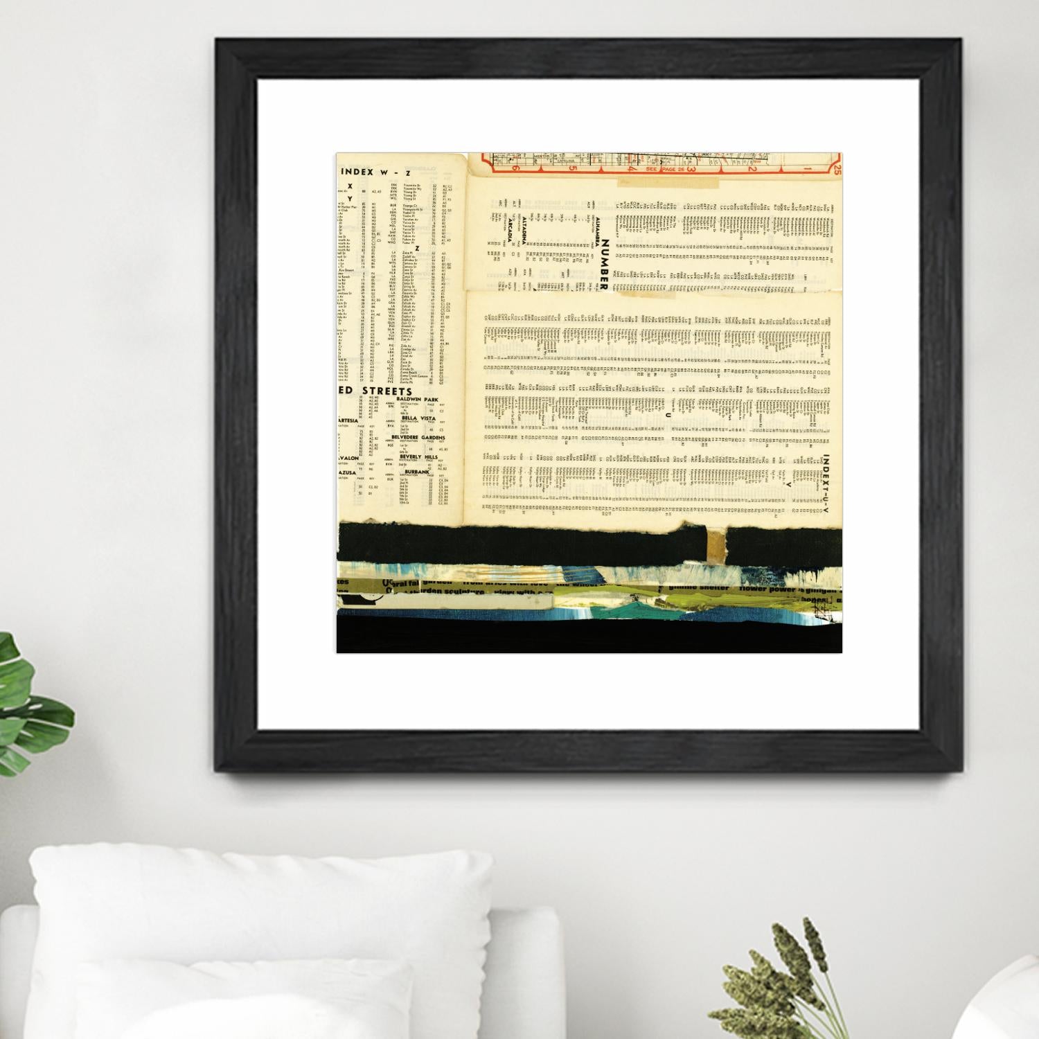 Ephemera Scape III by Kelsey Hochstatter on GIANT ART - black contemporary