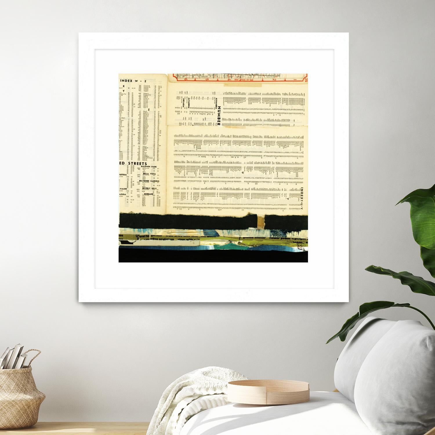 Ephemera Scape III by Kelsey Hochstatter on GIANT ART - black contemporary