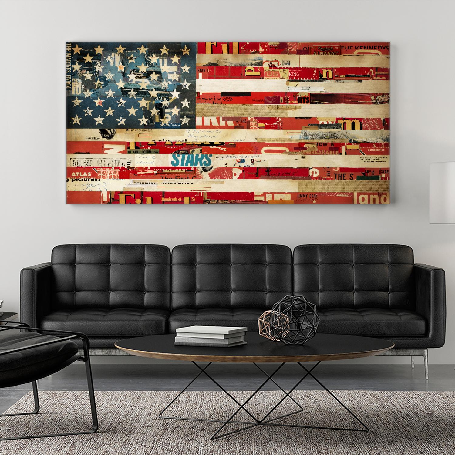 May of '76, Stitch  by Stitch by Kelsey Hochstatter on GIANT ART - red contemporary