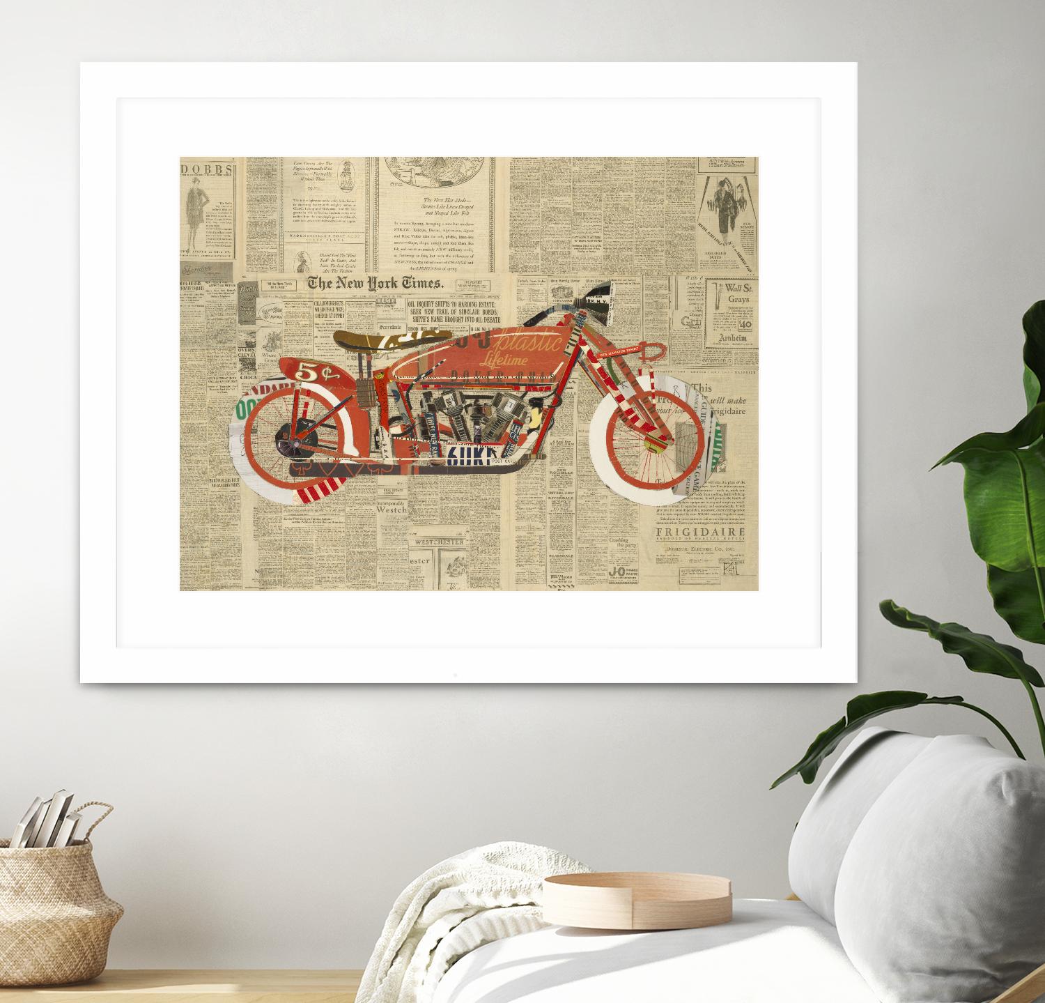 Vintage Red by Kelsey Hochstatter on GIANT ART - red vintage