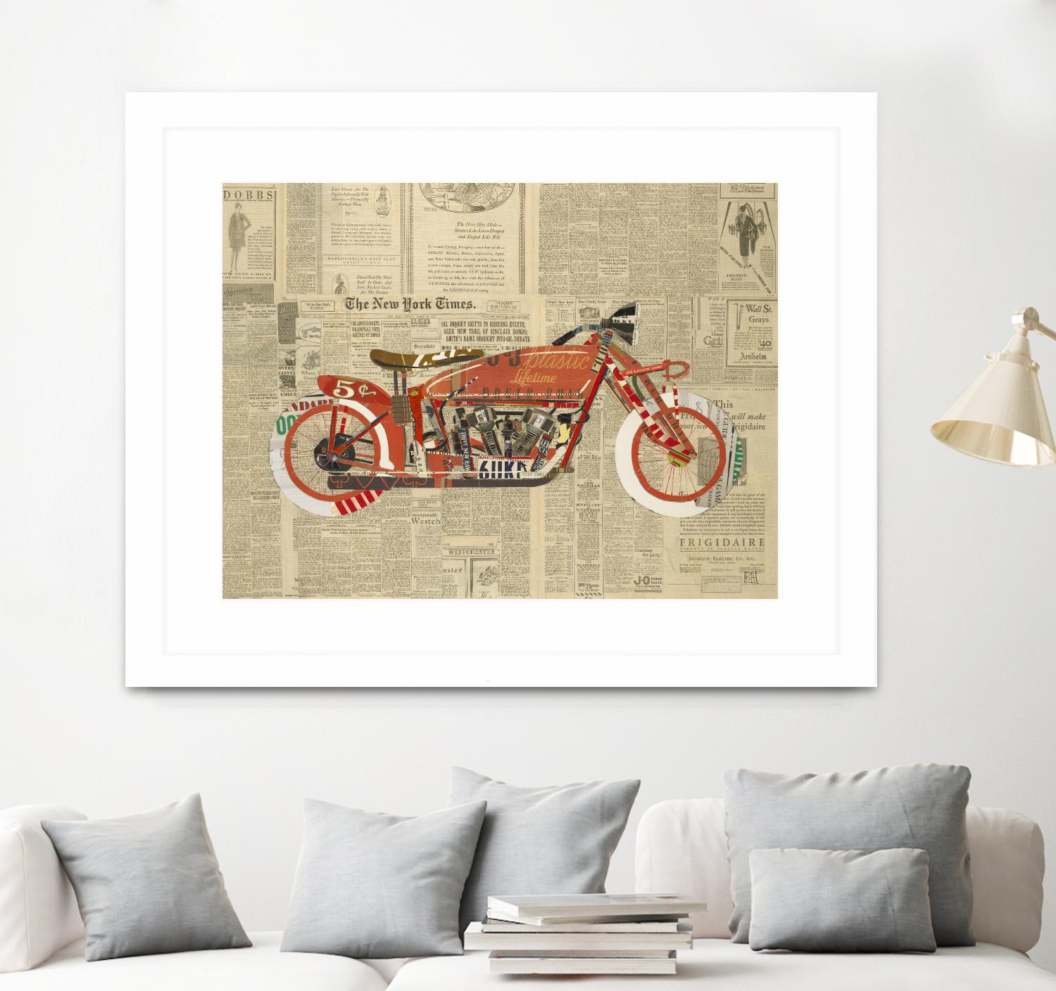 Vintage Red by Kelsey Hochstatter on GIANT ART - red vintage