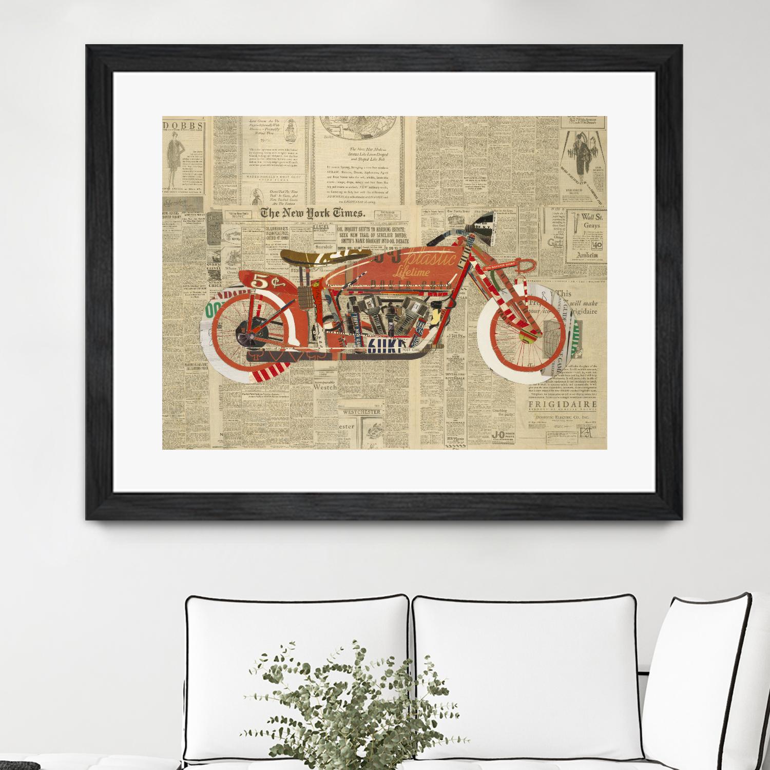 Vintage Red by Kelsey Hochstatter on GIANT ART - red vintage