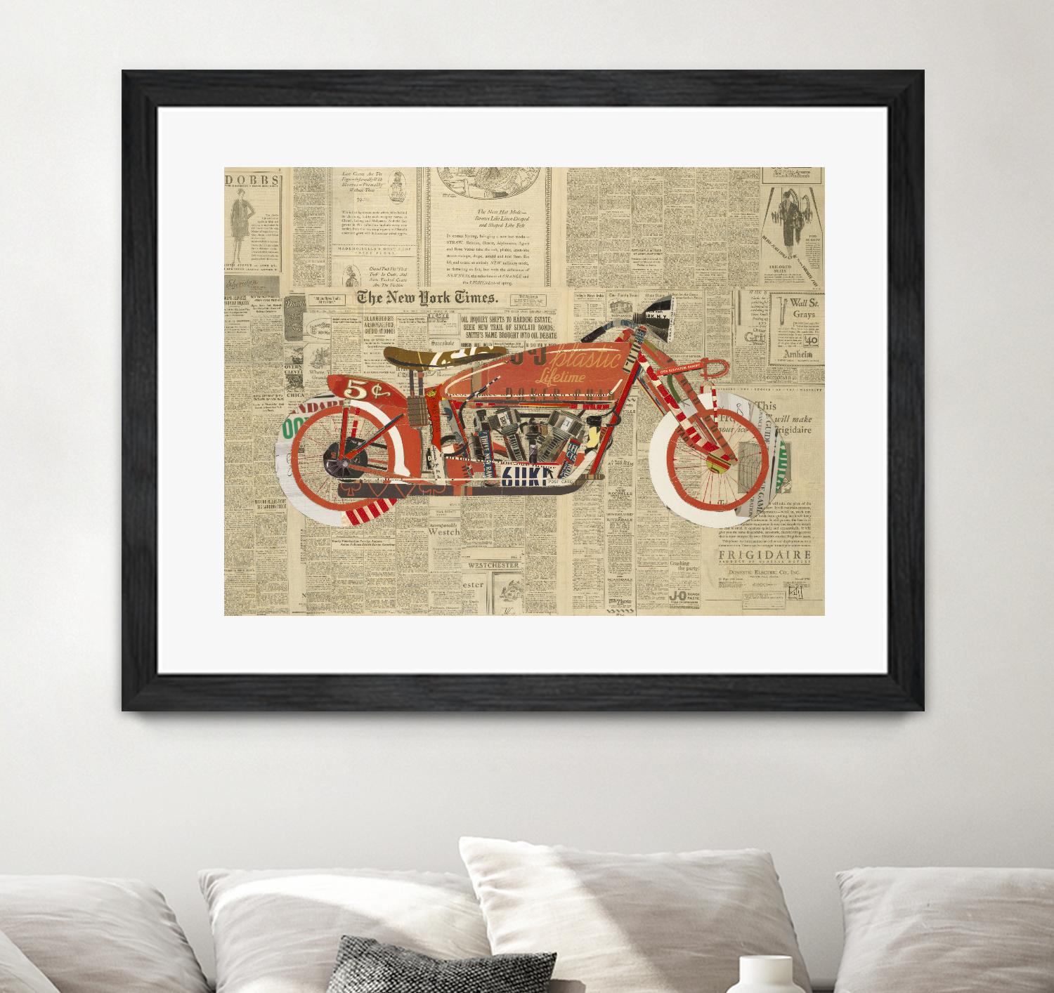 Vintage Red by Kelsey Hochstatter on GIANT ART - red vintage