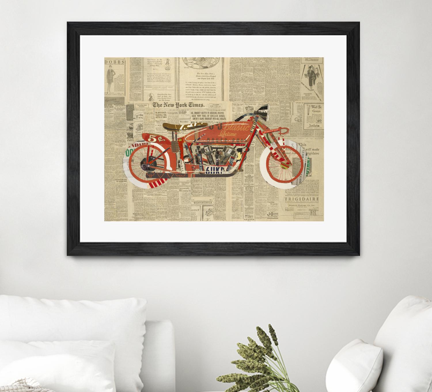 Vintage Red by Kelsey Hochstatter on GIANT ART - red vintage