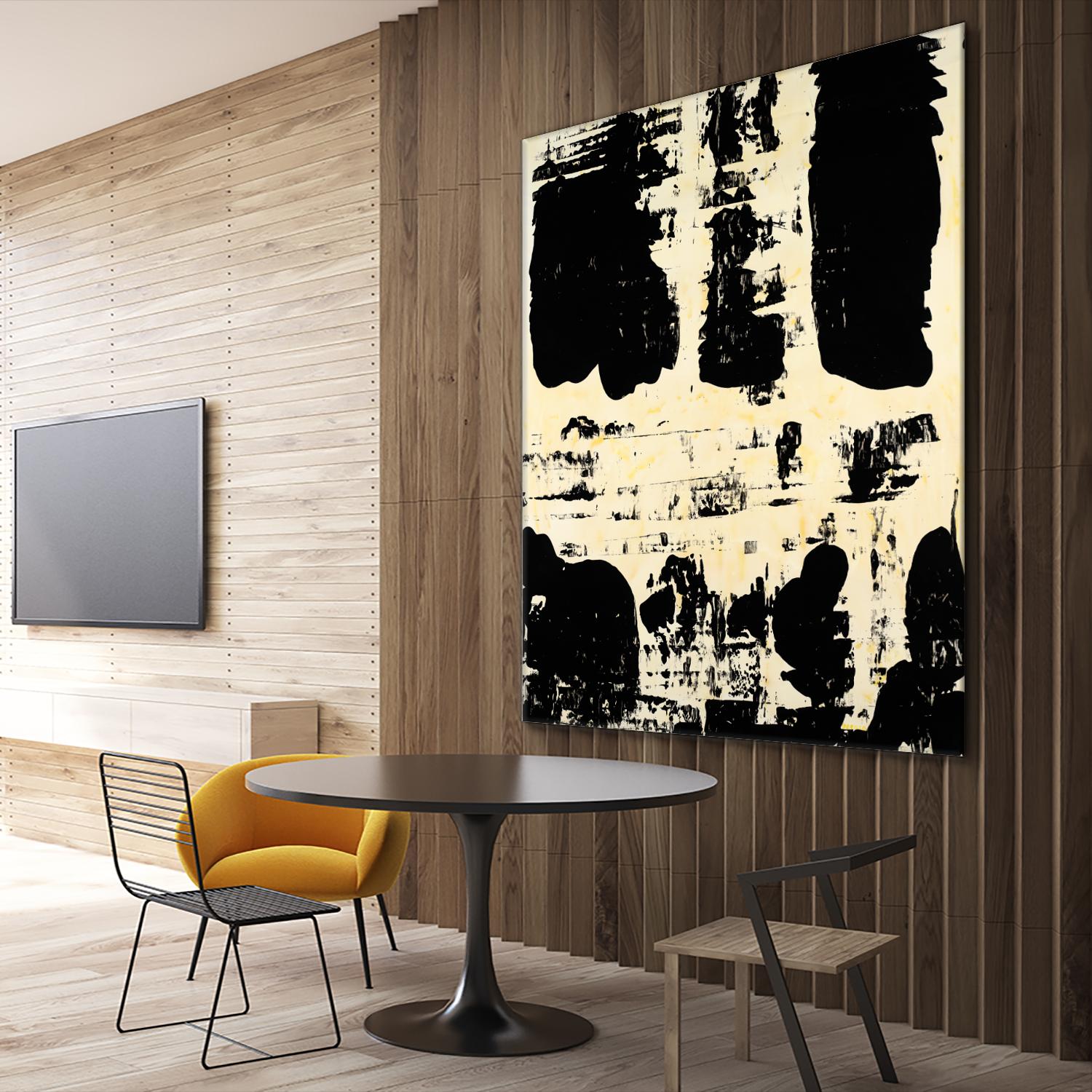 Canary Velocity by Jeff Iorillo on GIANT ART - black abstract