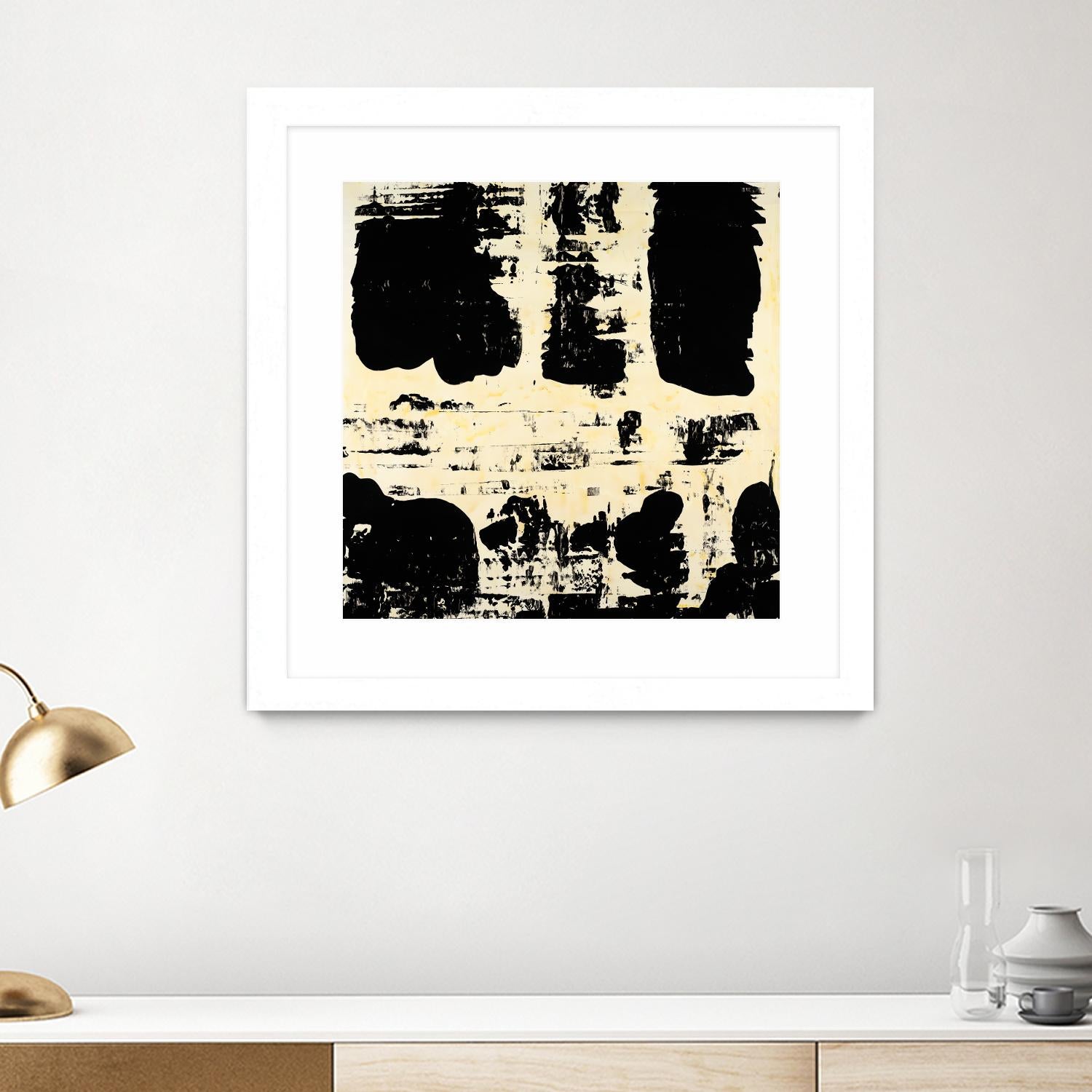 Canary Velocity by Jeff Iorillo on GIANT ART - black abstract