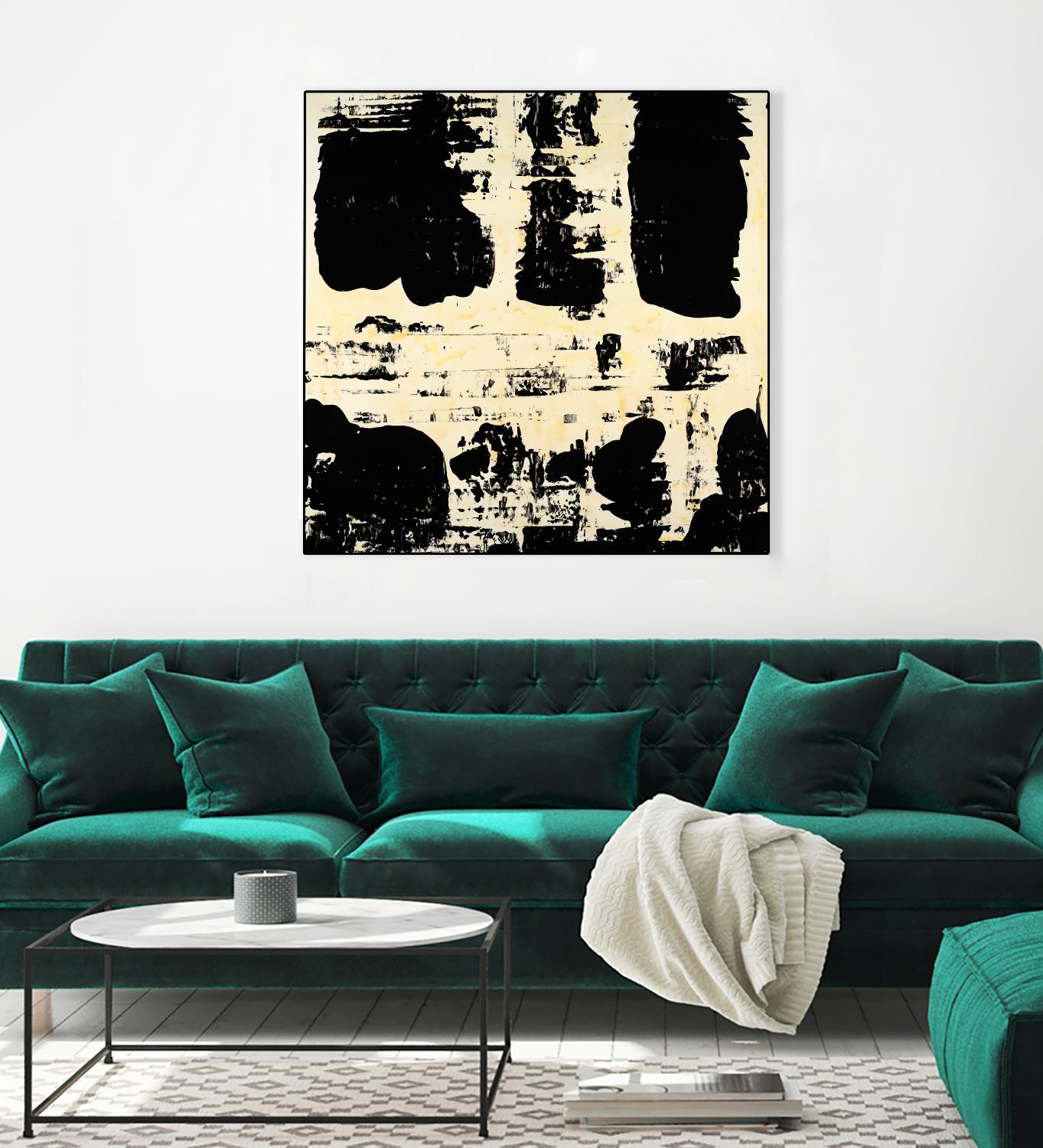 Canary Velocity by Jeff Iorillo on GIANT ART - black abstract