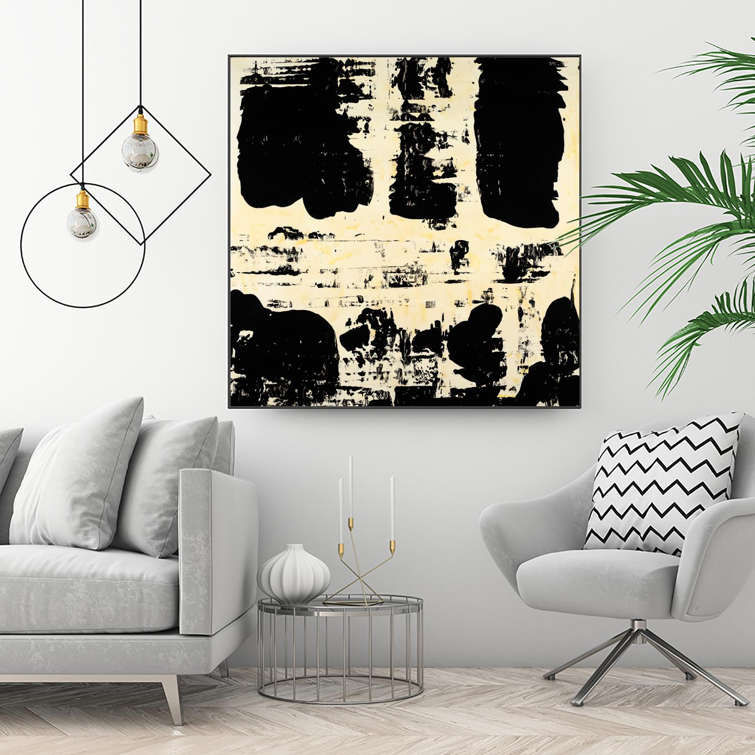 Canary Velocity by Jeff Iorillo on GIANT ART - black abstract
