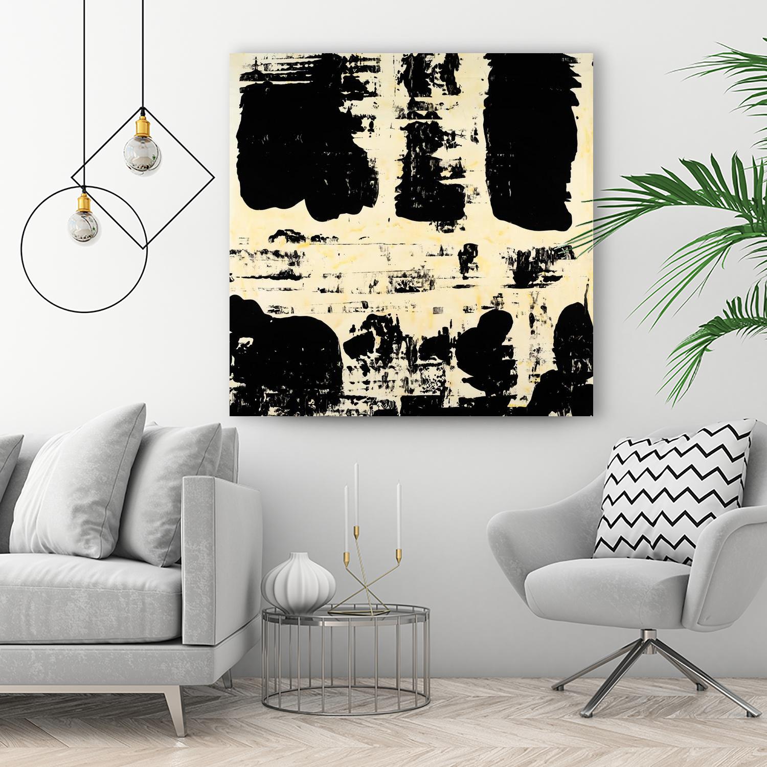 Canary Velocity by Jeff Iorillo on GIANT ART - black abstract