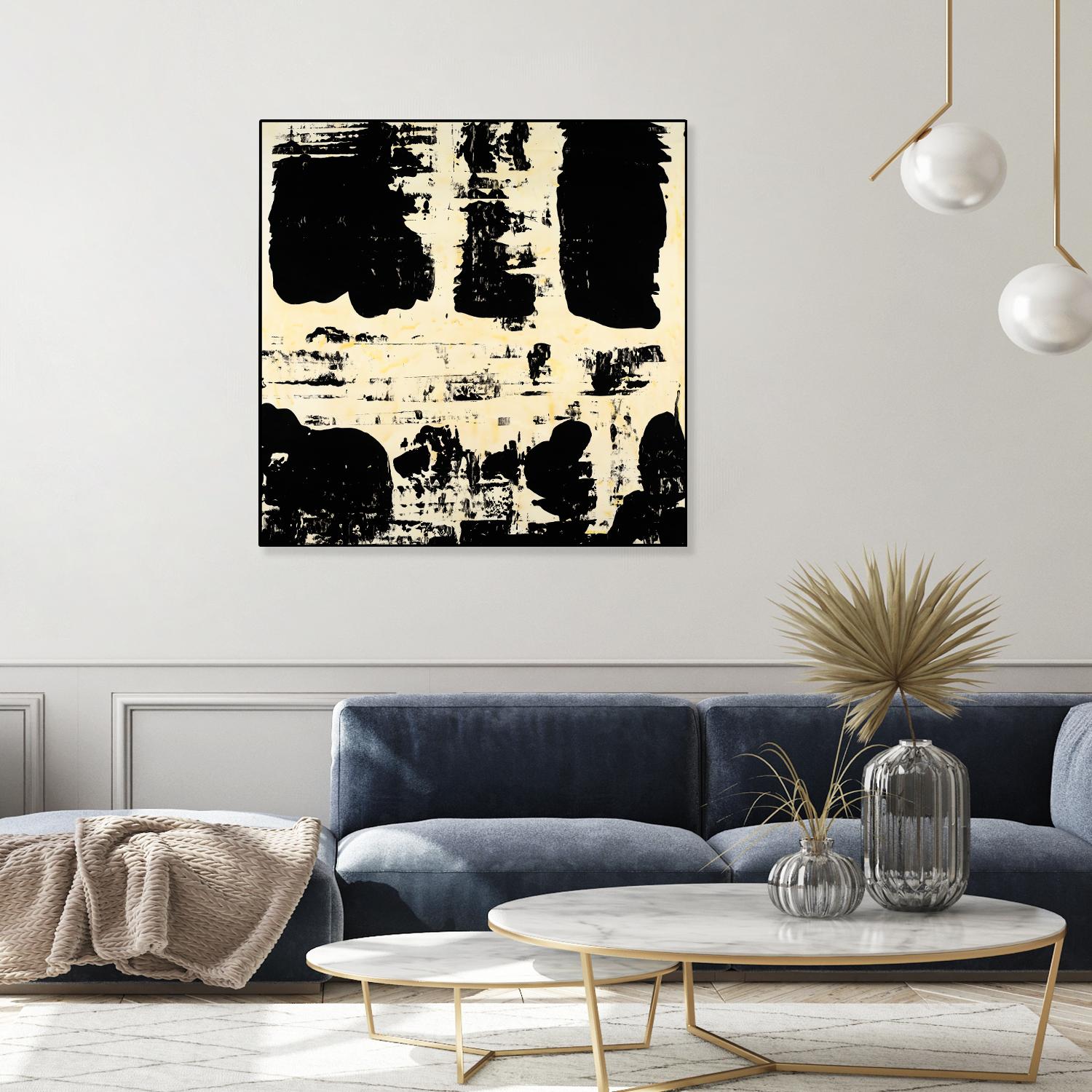 Canary Velocity by Jeff Iorillo on GIANT ART - black abstract