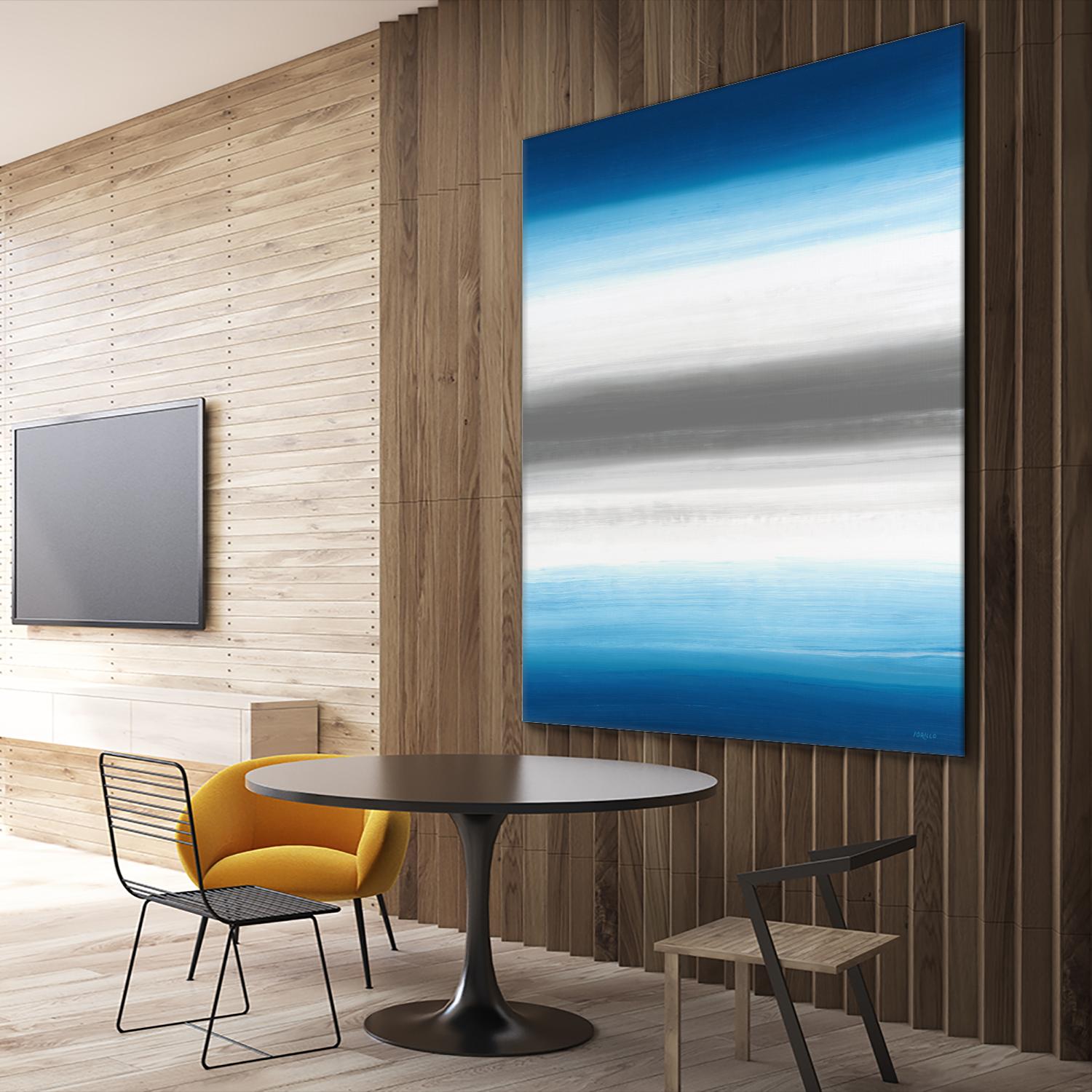 Blue Gradients by Jeff Iorillo on GIANT ART - white abstract