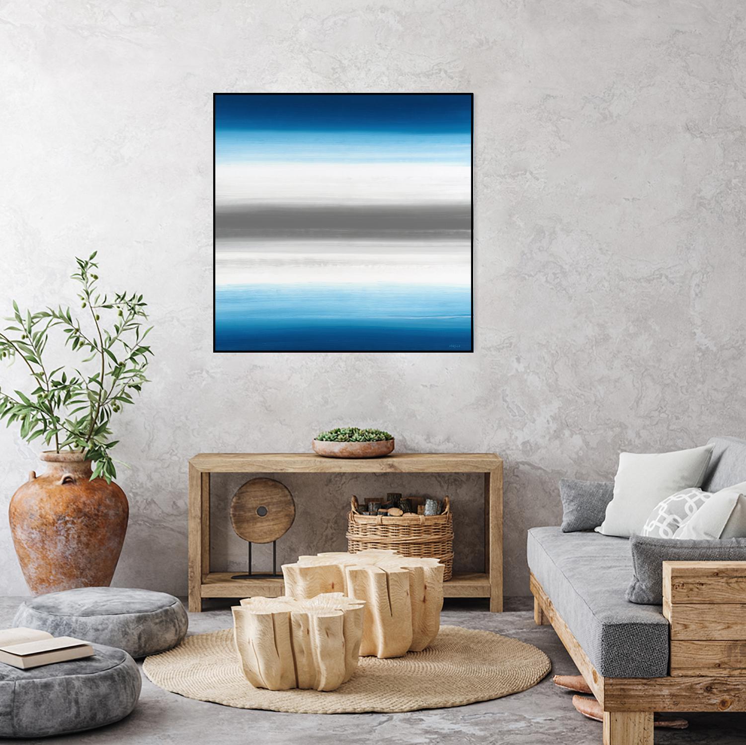 Blue Gradients by Jeff Iorillo on GIANT ART - white abstract