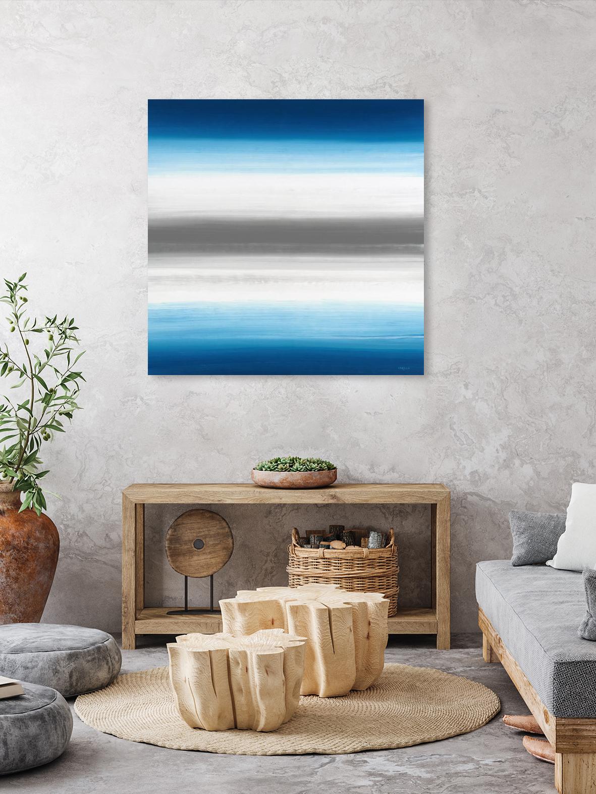 Blue Gradients by Jeff Iorillo on GIANT ART - white abstract