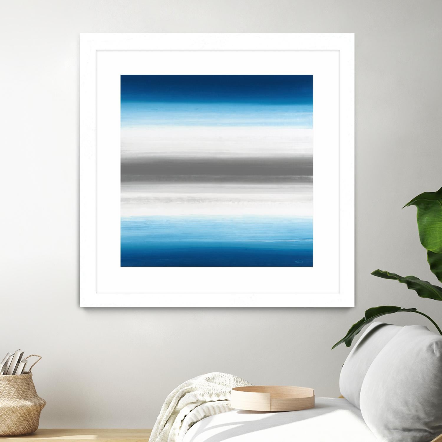 Blue Gradients by Jeff Iorillo on GIANT ART - white abstract