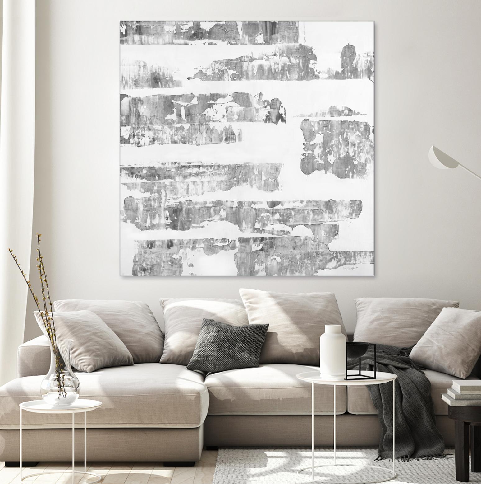 Grey Levels by Jeff Iorillo on GIANT ART - white abstract