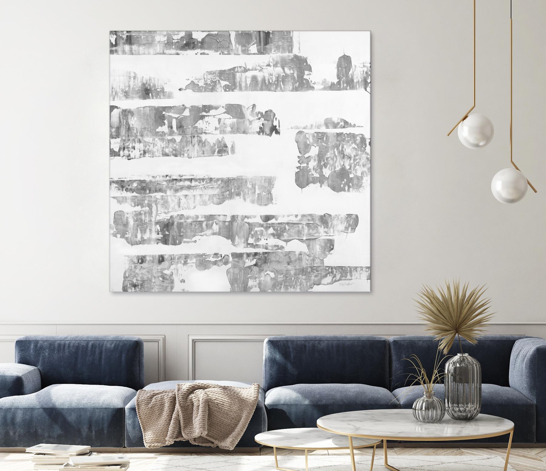 Grey Levels by Jeff Iorillo on GIANT ART - white abstract
