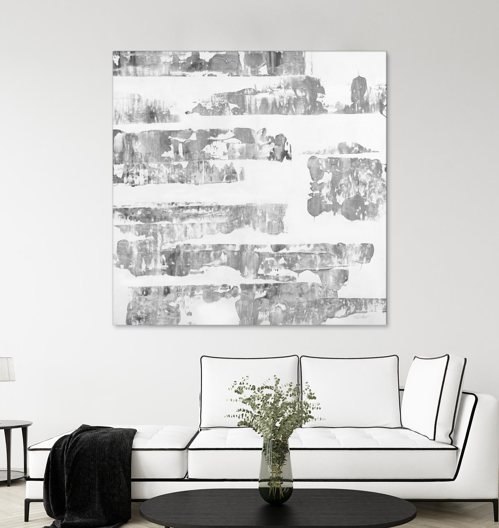 Grey Levels by Jeff Iorillo on GIANT ART - white abstract