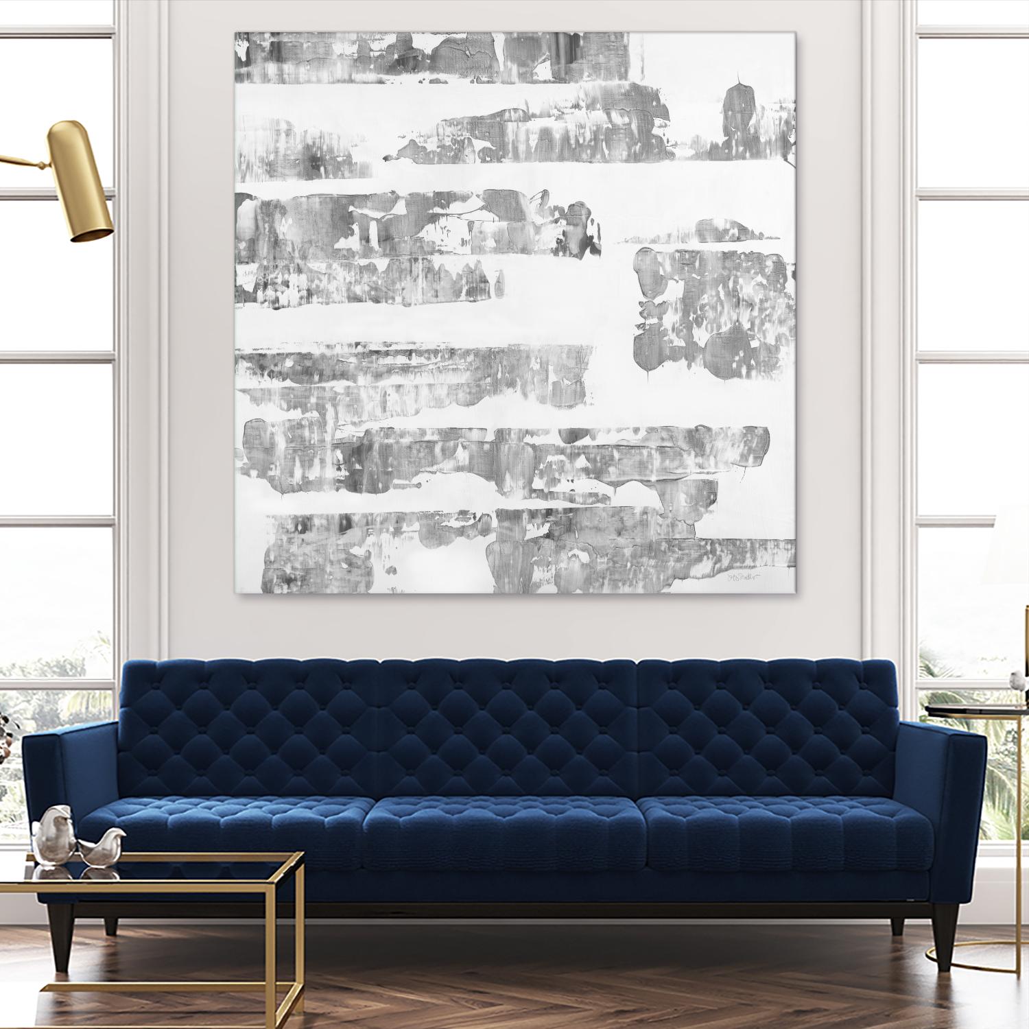 Grey Levels by Jeff Iorillo on GIANT ART - white abstract