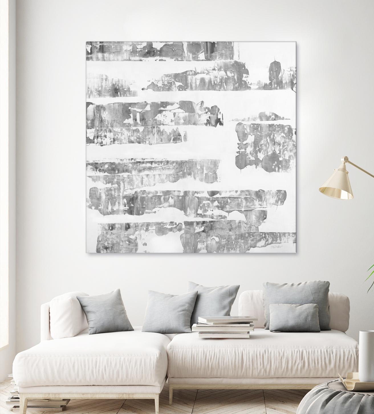 Grey Levels by Jeff Iorillo on GIANT ART - white abstract