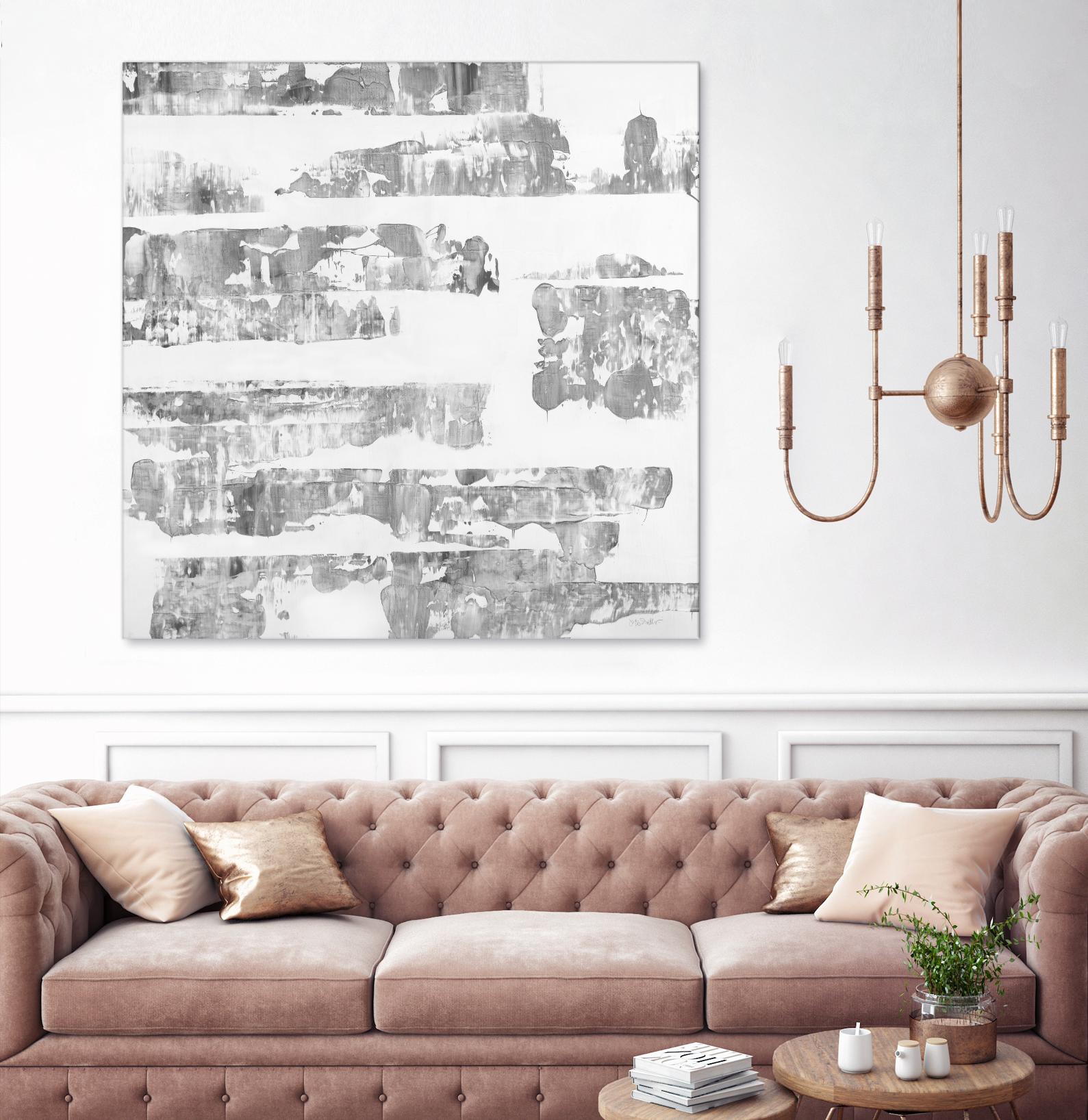 Grey Levels by Jeff Iorillo on GIANT ART - white abstract