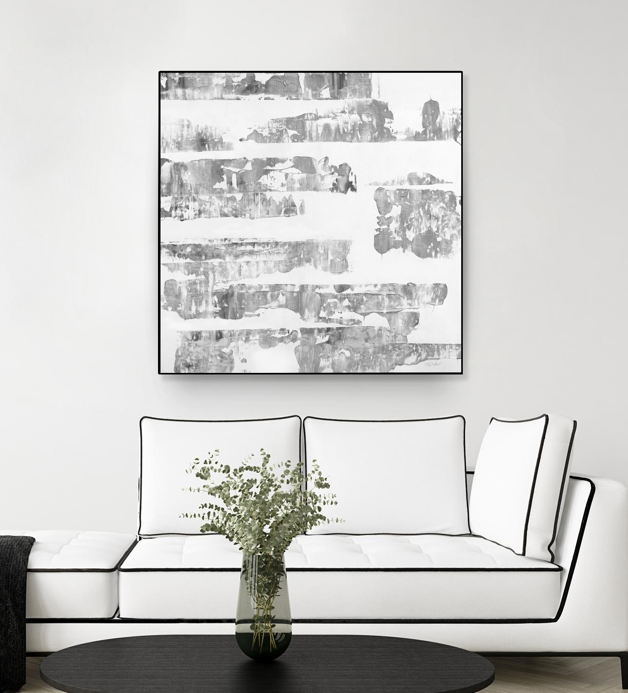 Grey Levels by Jeff Iorillo on GIANT ART - white abstract