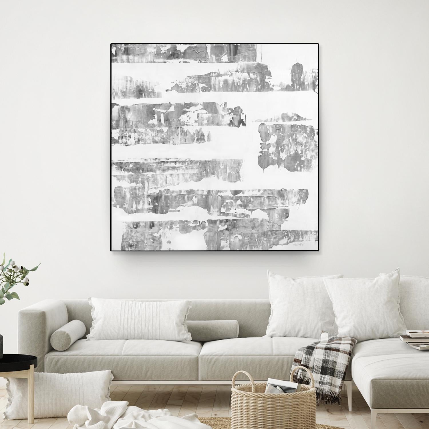 Grey Levels by Jeff Iorillo on GIANT ART - white abstract