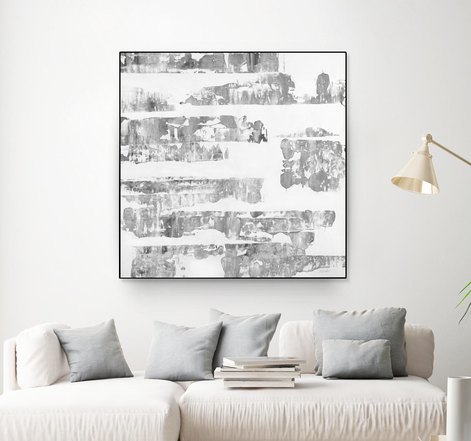 Grey Levels by Jeff Iorillo on GIANT ART - white abstract