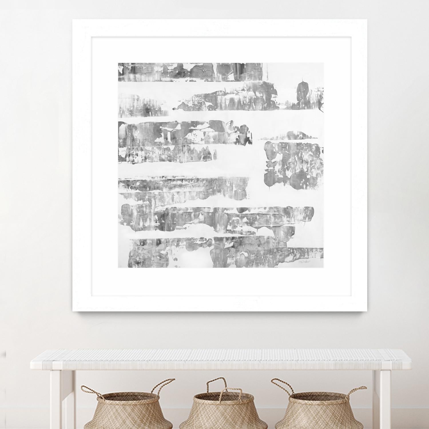 Grey Levels by Jeff Iorillo on GIANT ART - white abstract