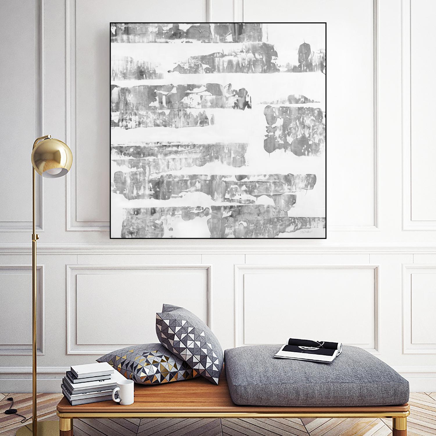 Grey Levels by Jeff Iorillo on GIANT ART - white abstract