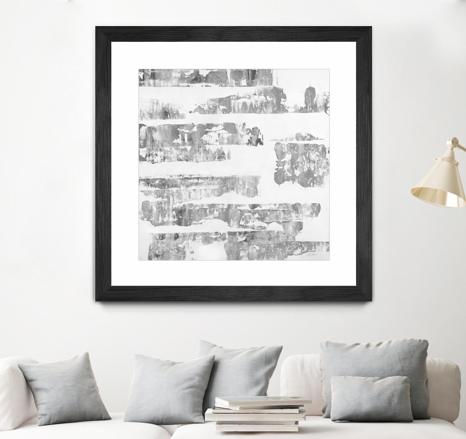 Grey Levels by Jeff Iorillo on GIANT ART - white abstract