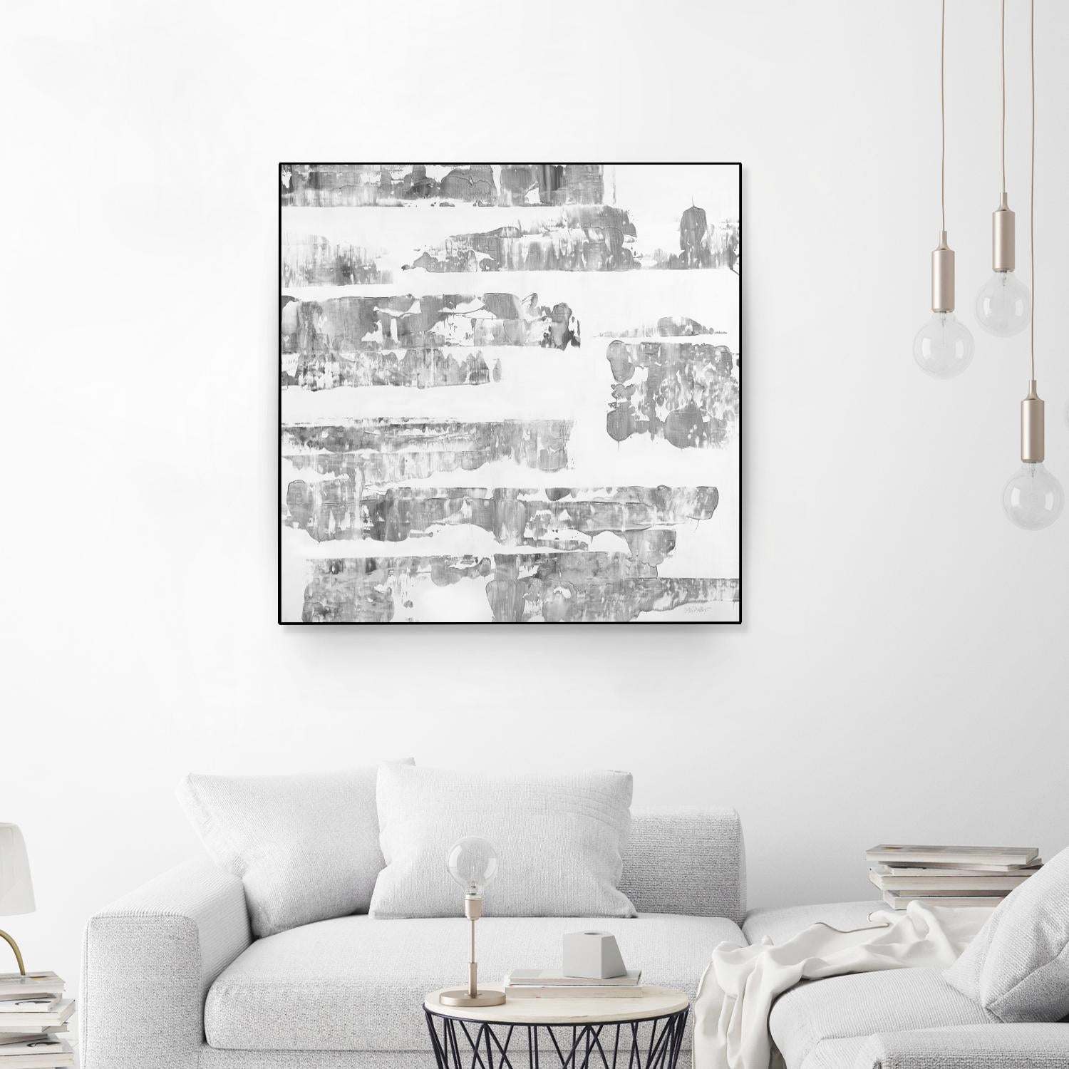 Grey Levels by Jeff Iorillo on GIANT ART - white abstract