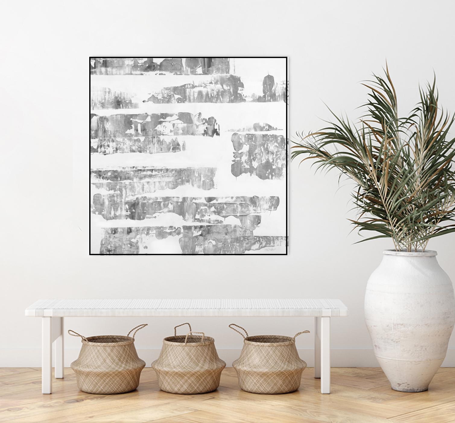 Grey Levels by Jeff Iorillo on GIANT ART - white abstract