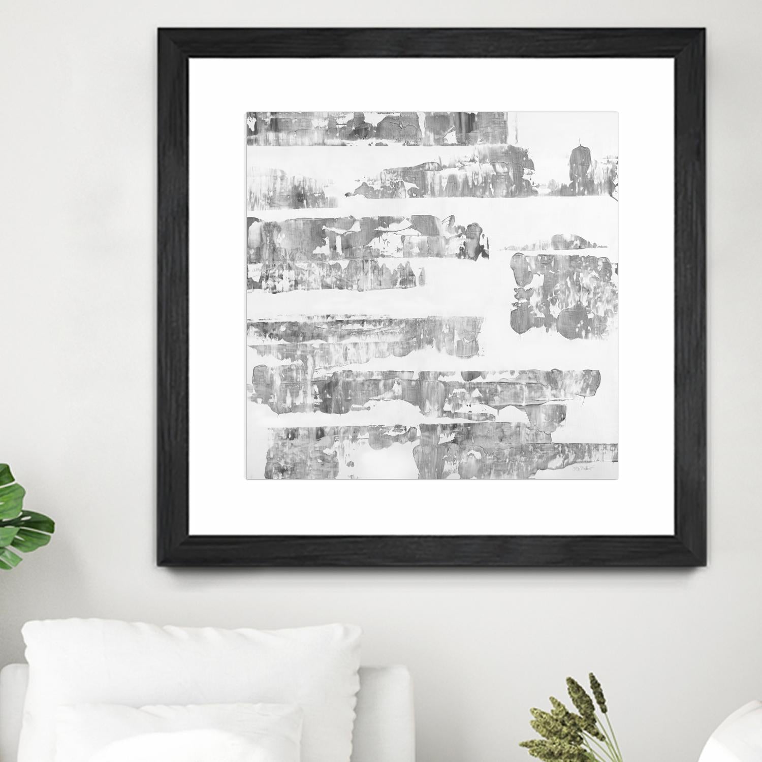 Grey Levels by Jeff Iorillo on GIANT ART - white abstract