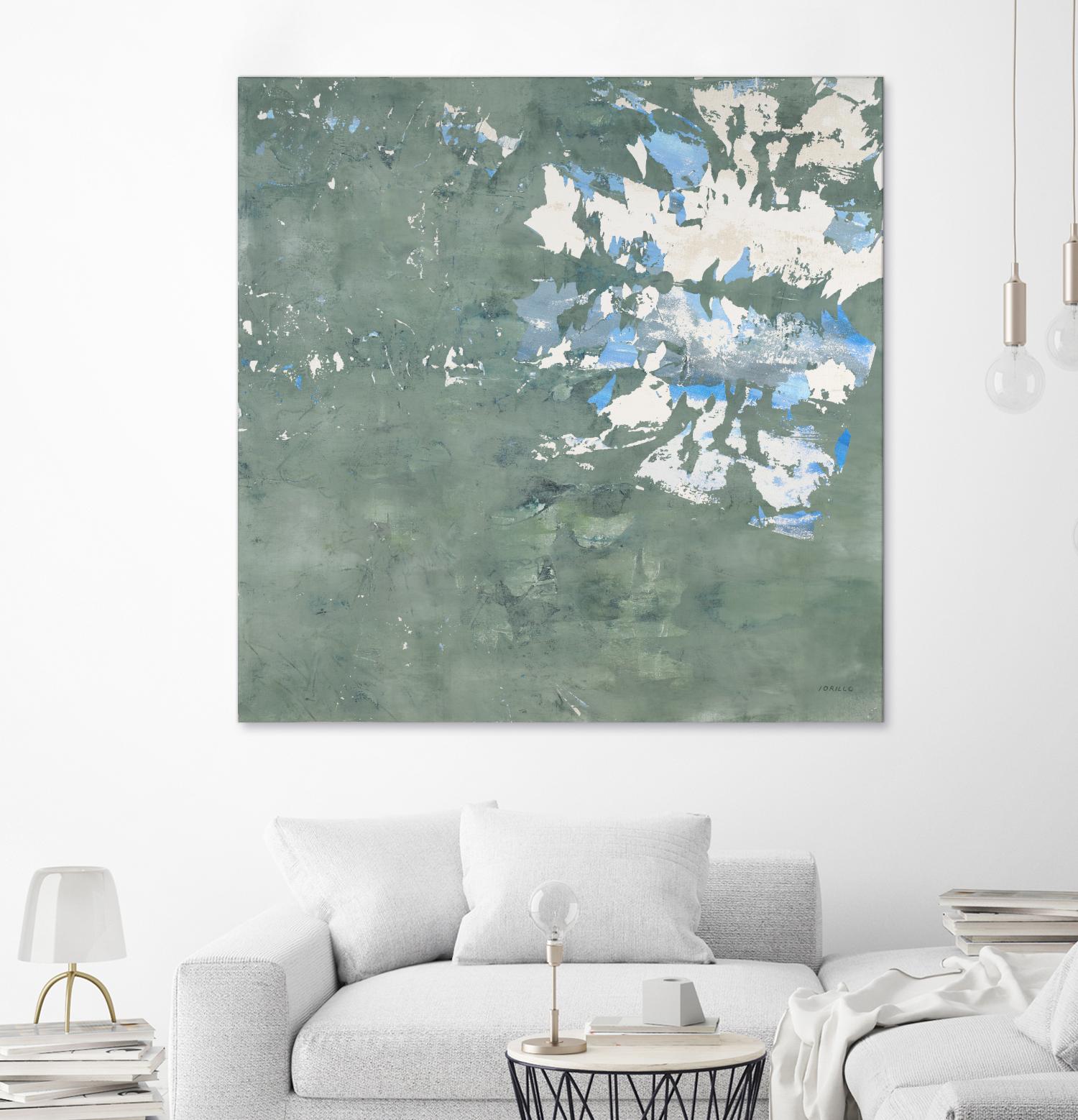 Lakeshore by Jeff Iorillo on GIANT ART - blue abstract