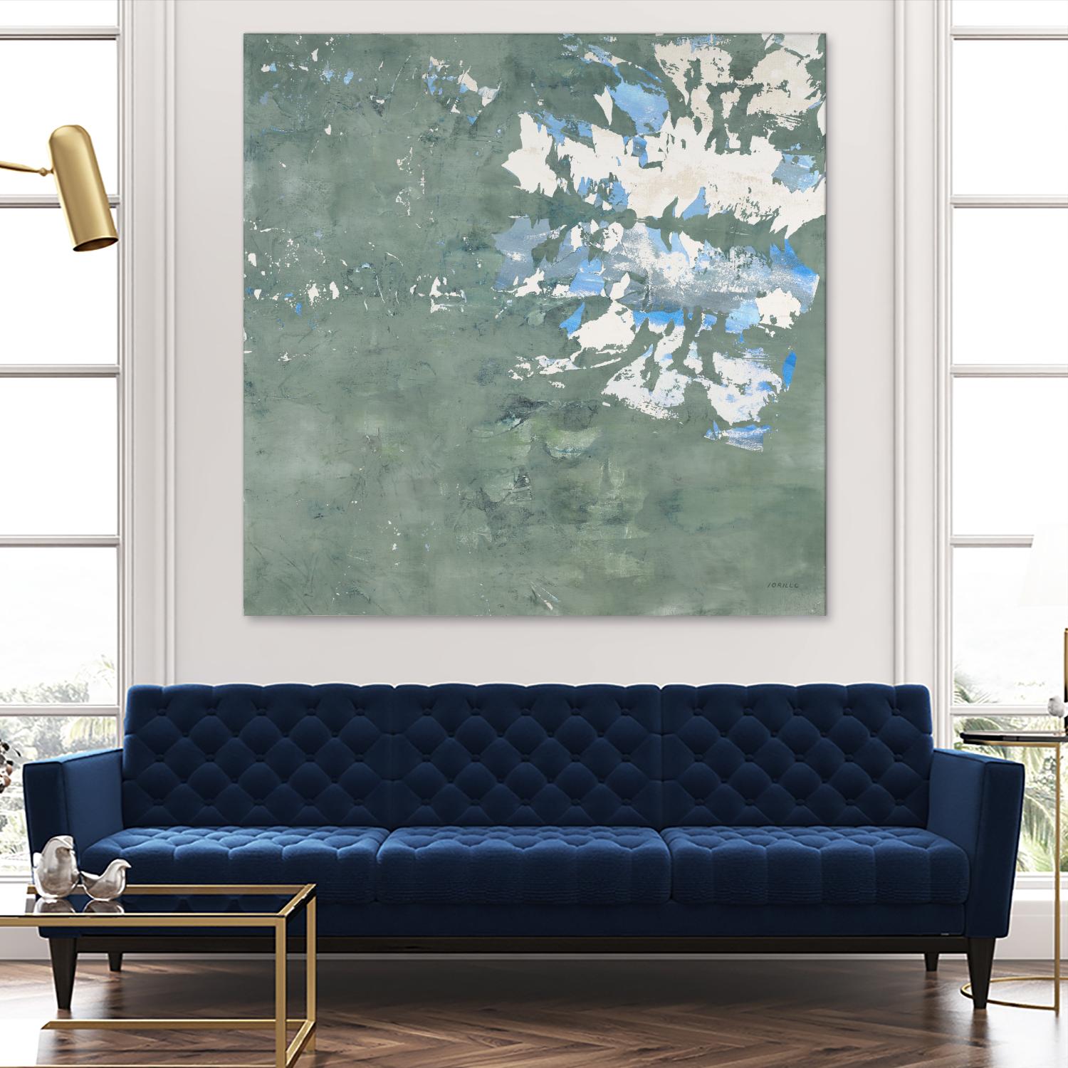 Lakeshore by Jeff Iorillo on GIANT ART - blue abstract