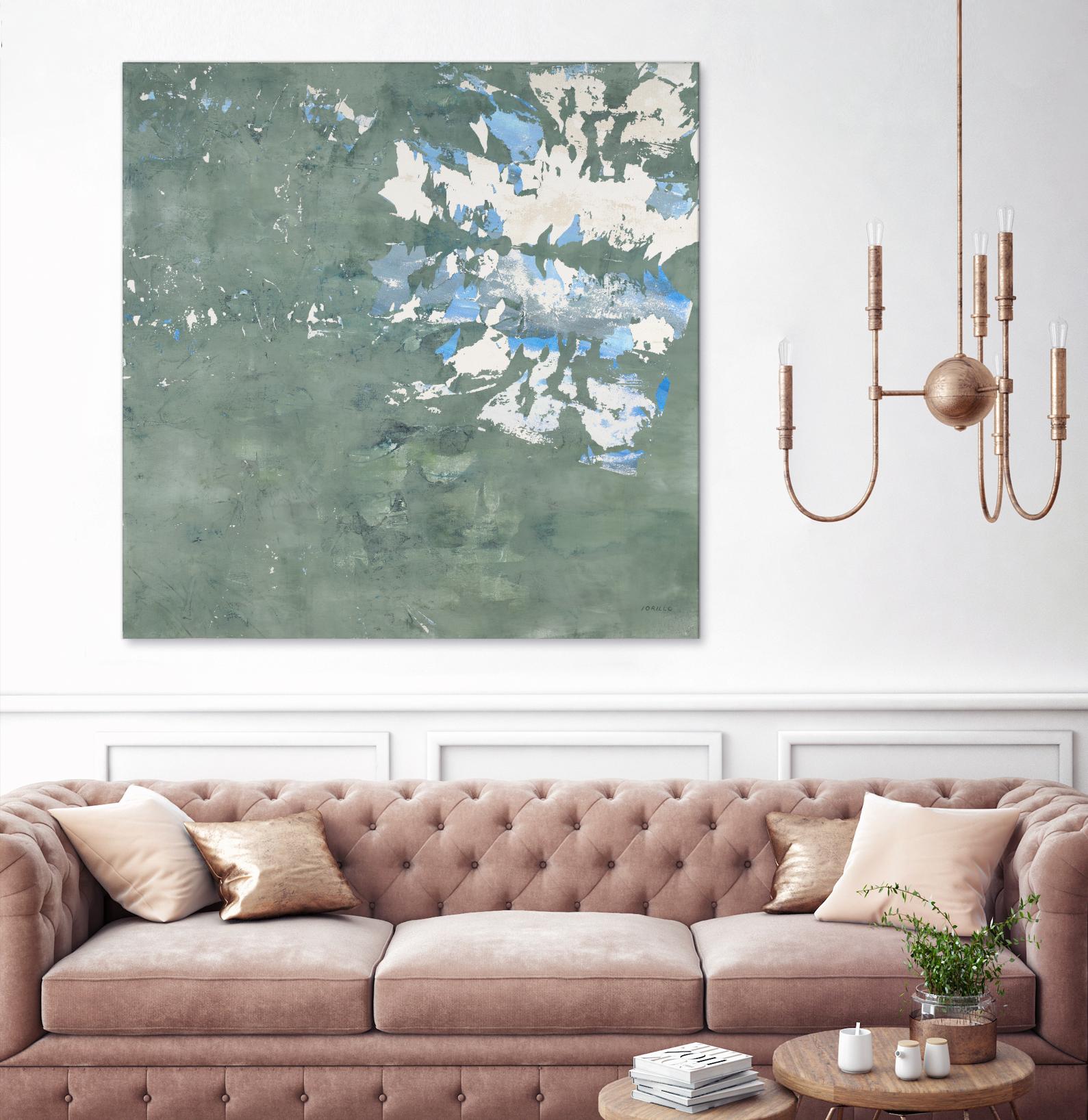 Lakeshore by Jeff Iorillo on GIANT ART - blue abstract