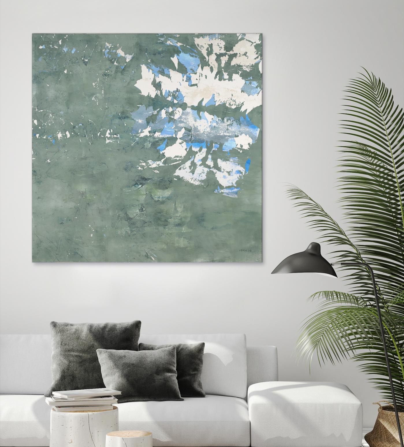 Lakeshore by Jeff Iorillo on GIANT ART - blue abstract